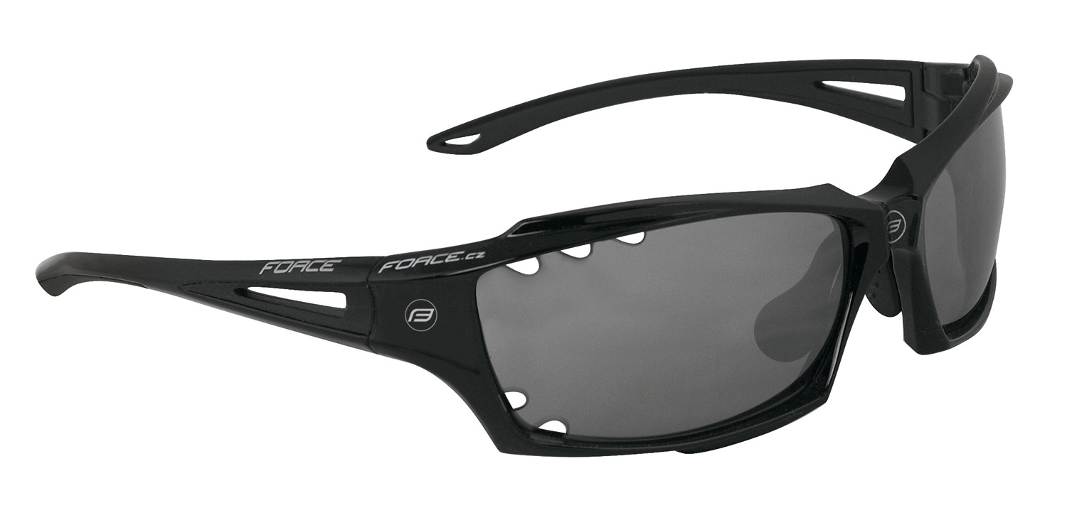 brýle FORCE VISION černé, černá laser skla