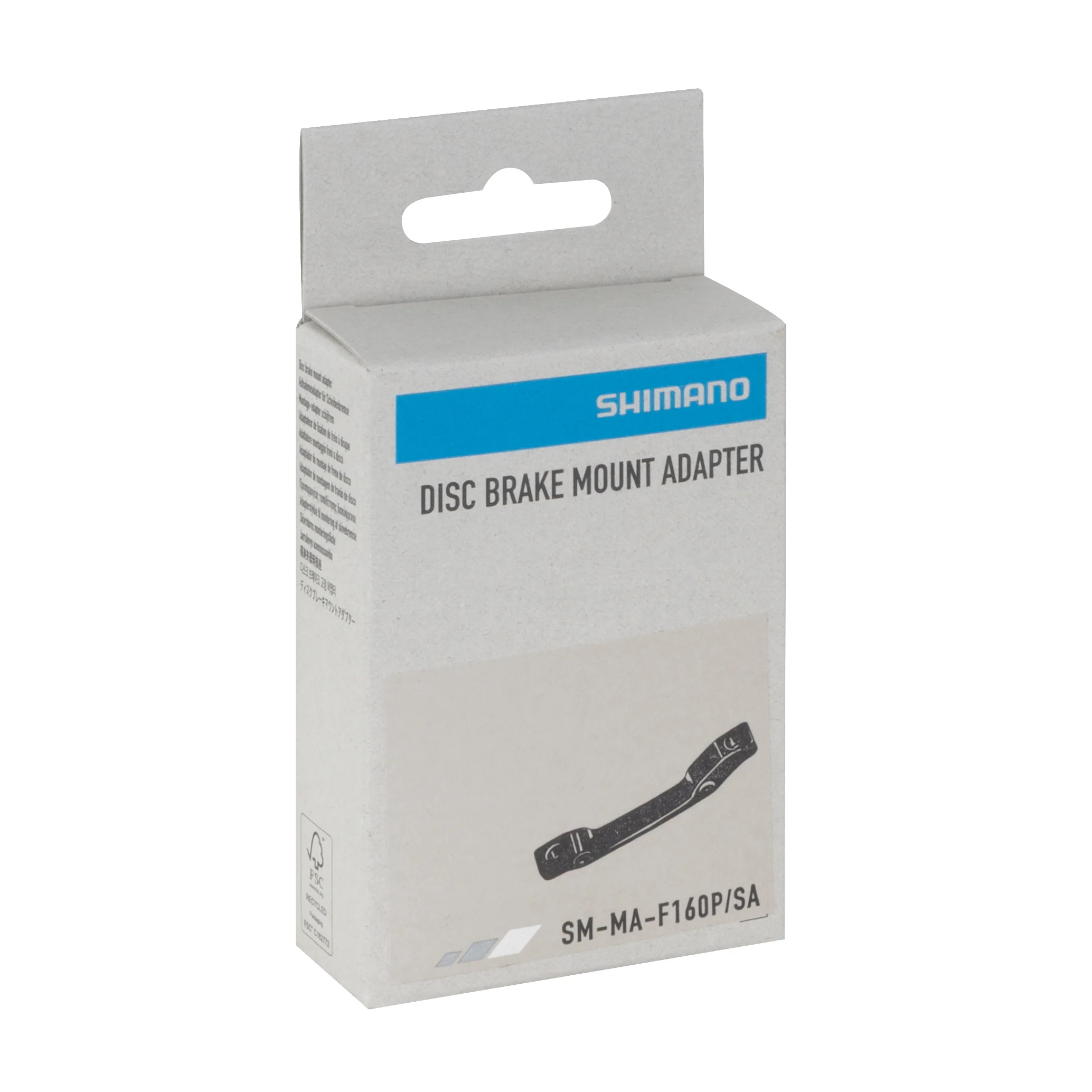 adaptér přední SHIMANO POST/ STAND 160mm, černý