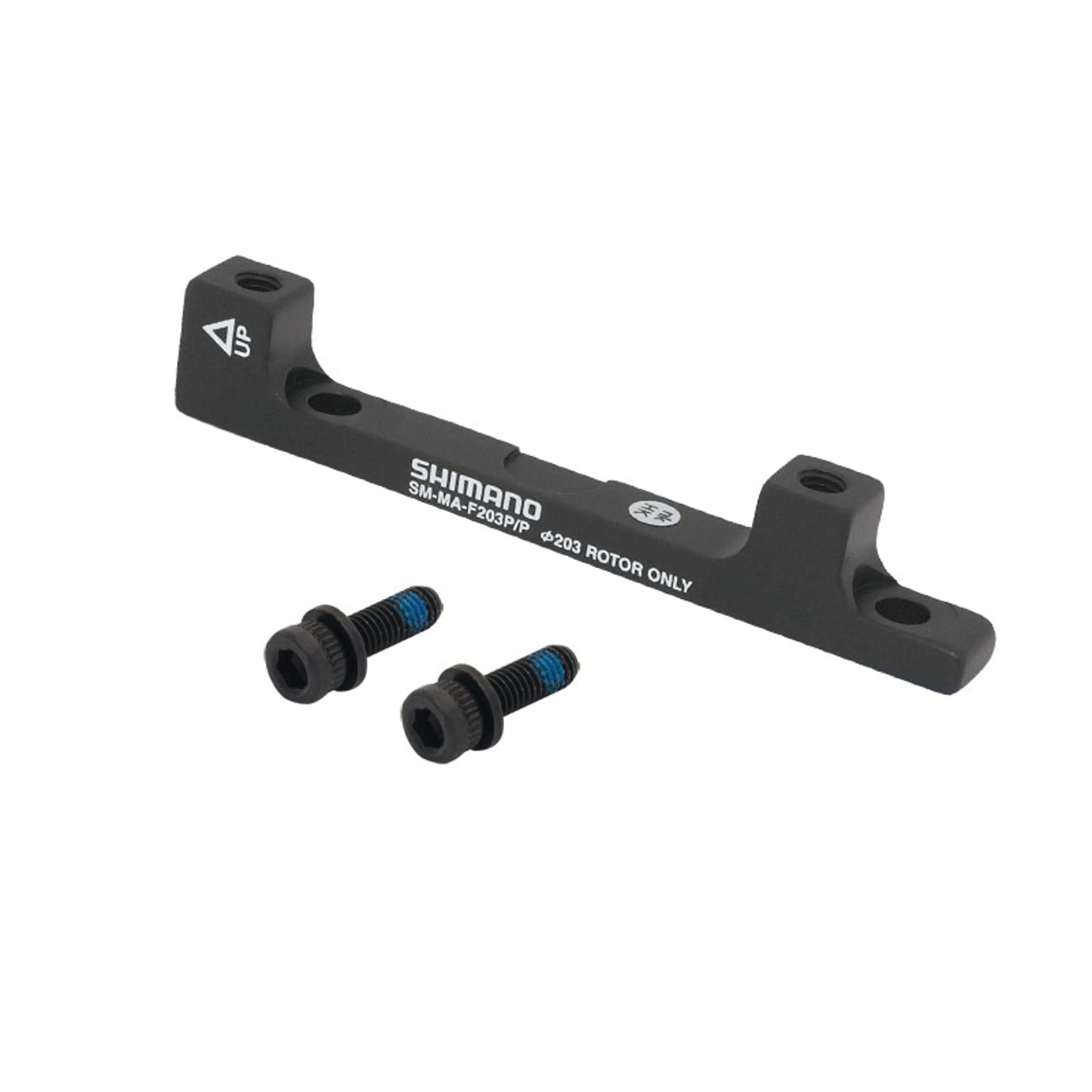 adaptér přední SHIMANO POST/ POST 203mm, černý
