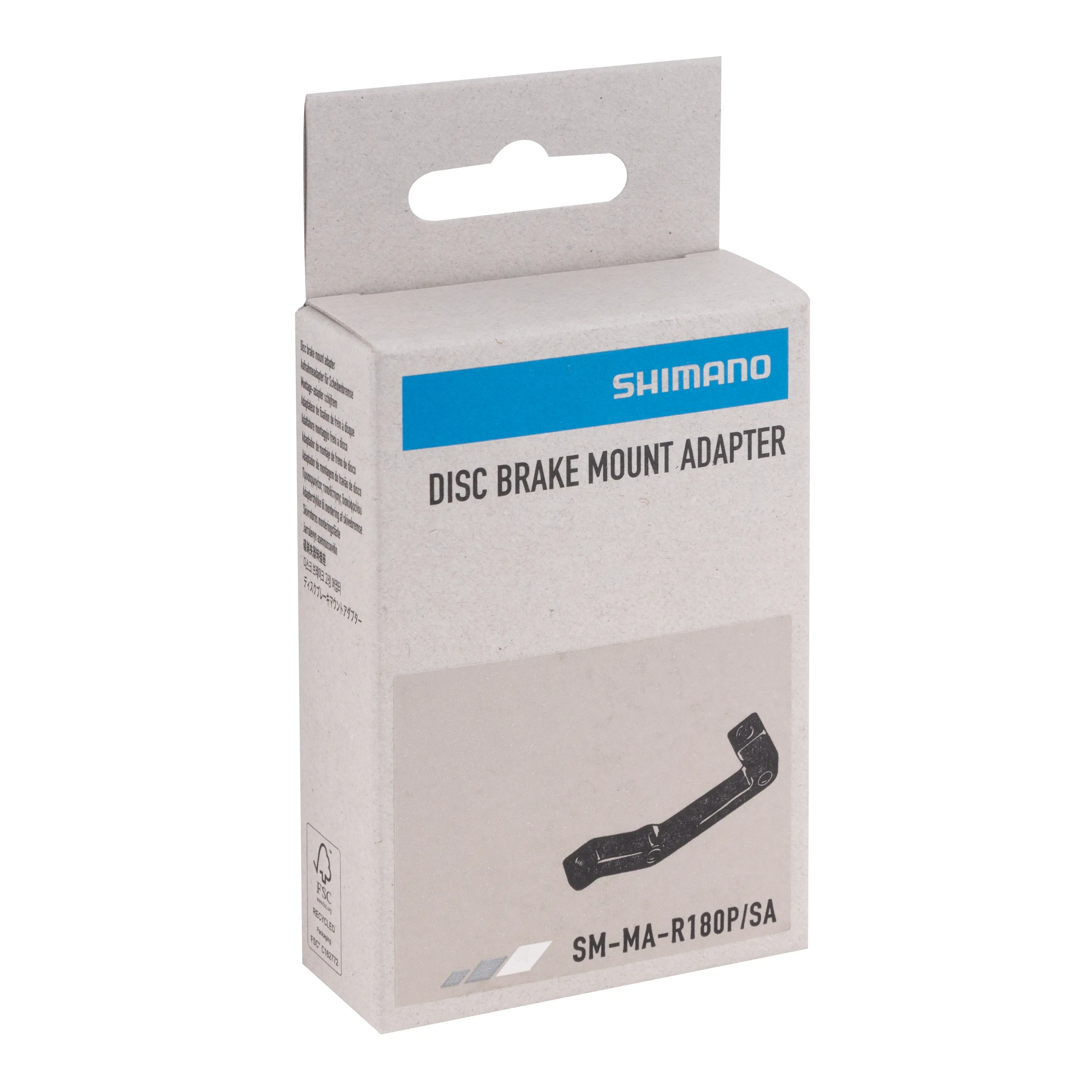 adaptér zadní SHIMANO POST/ STAND 180mm, černý