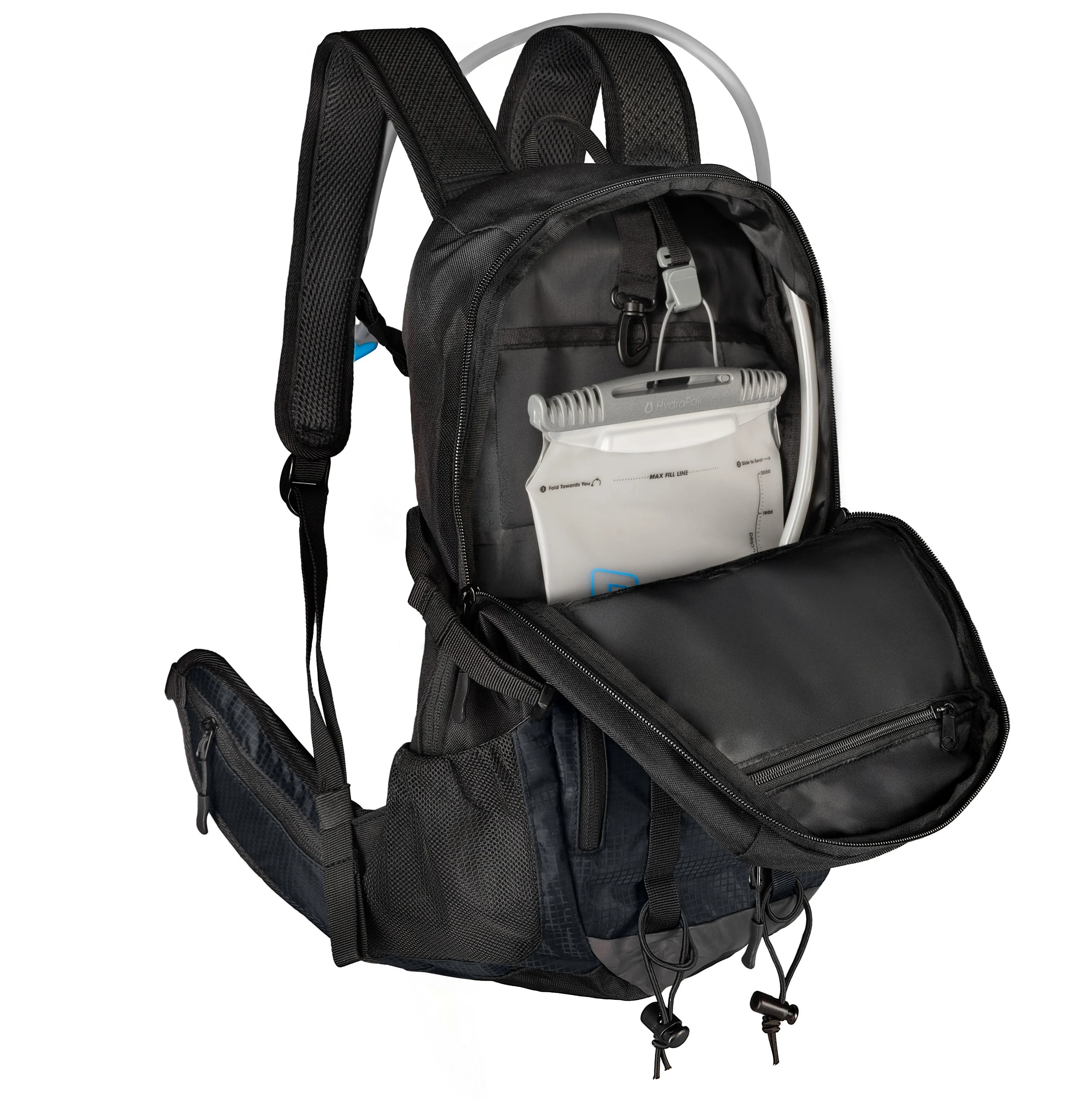 batoh FORCE GRADE PLUS 22L+2L rez., černý