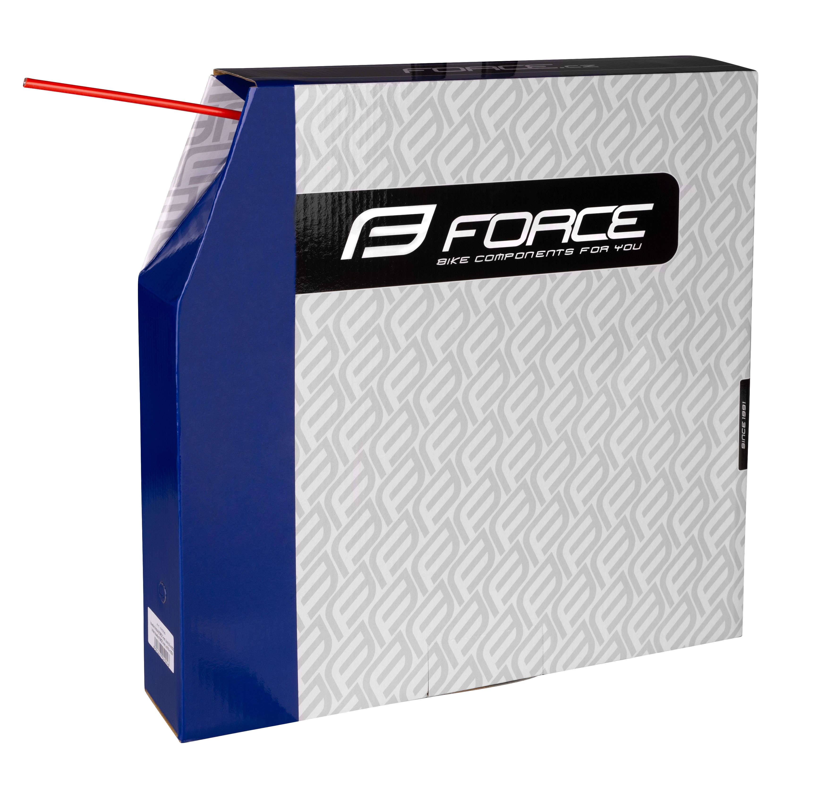 bowden brzdový FORCE 5mm, červený 50m BOX