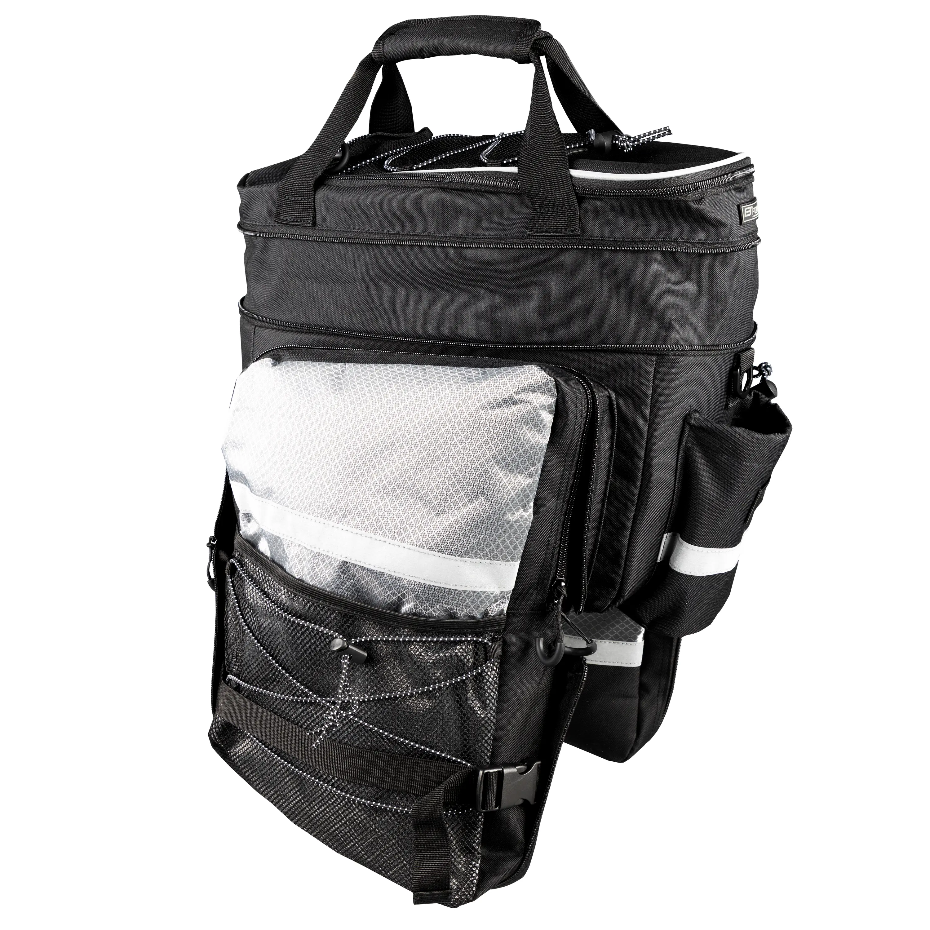 brašna na zadní nosič FORCE LARGE, černá 20 l