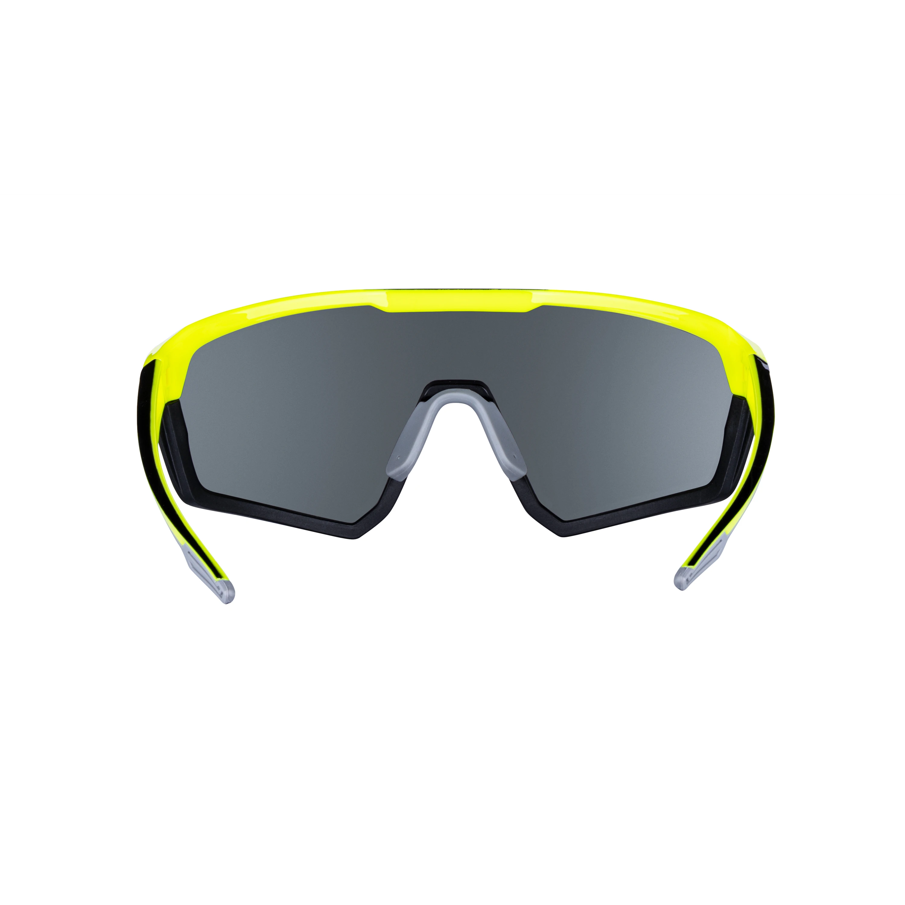 brýle FORCE APEX, fluo-černé,černé kontrastní sklo