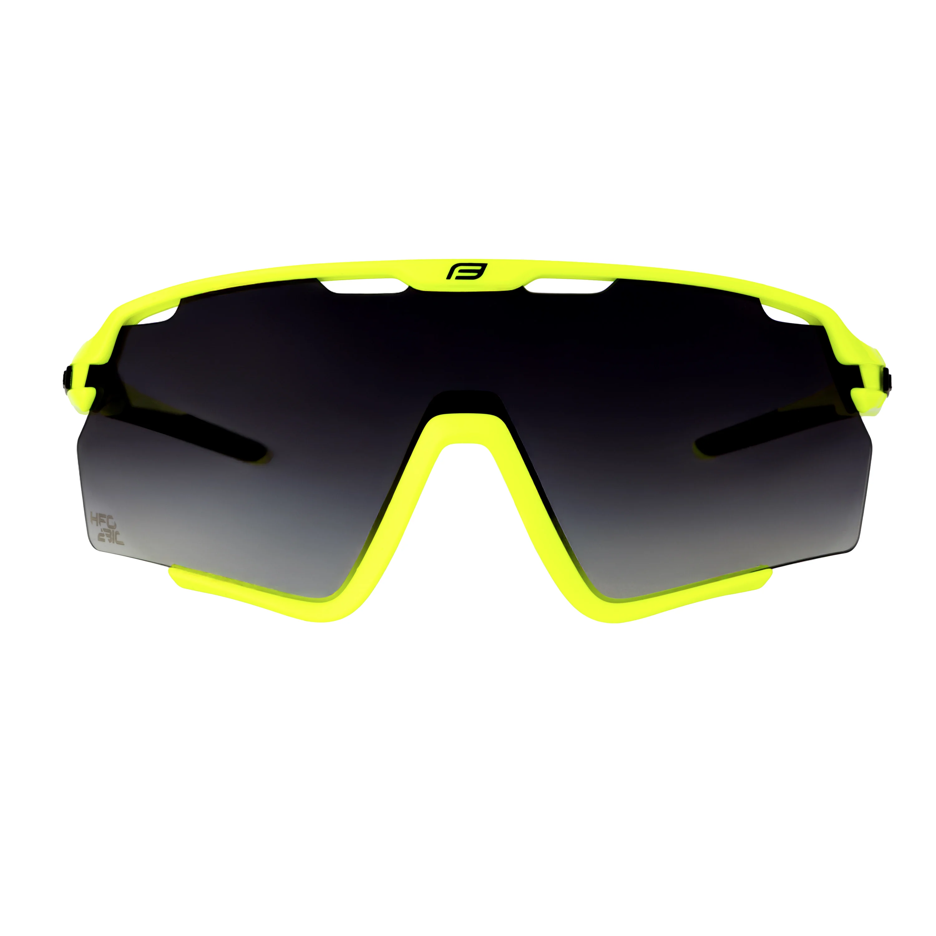 brýle FORCE CYCLONE fluo,černé přechod. sklo