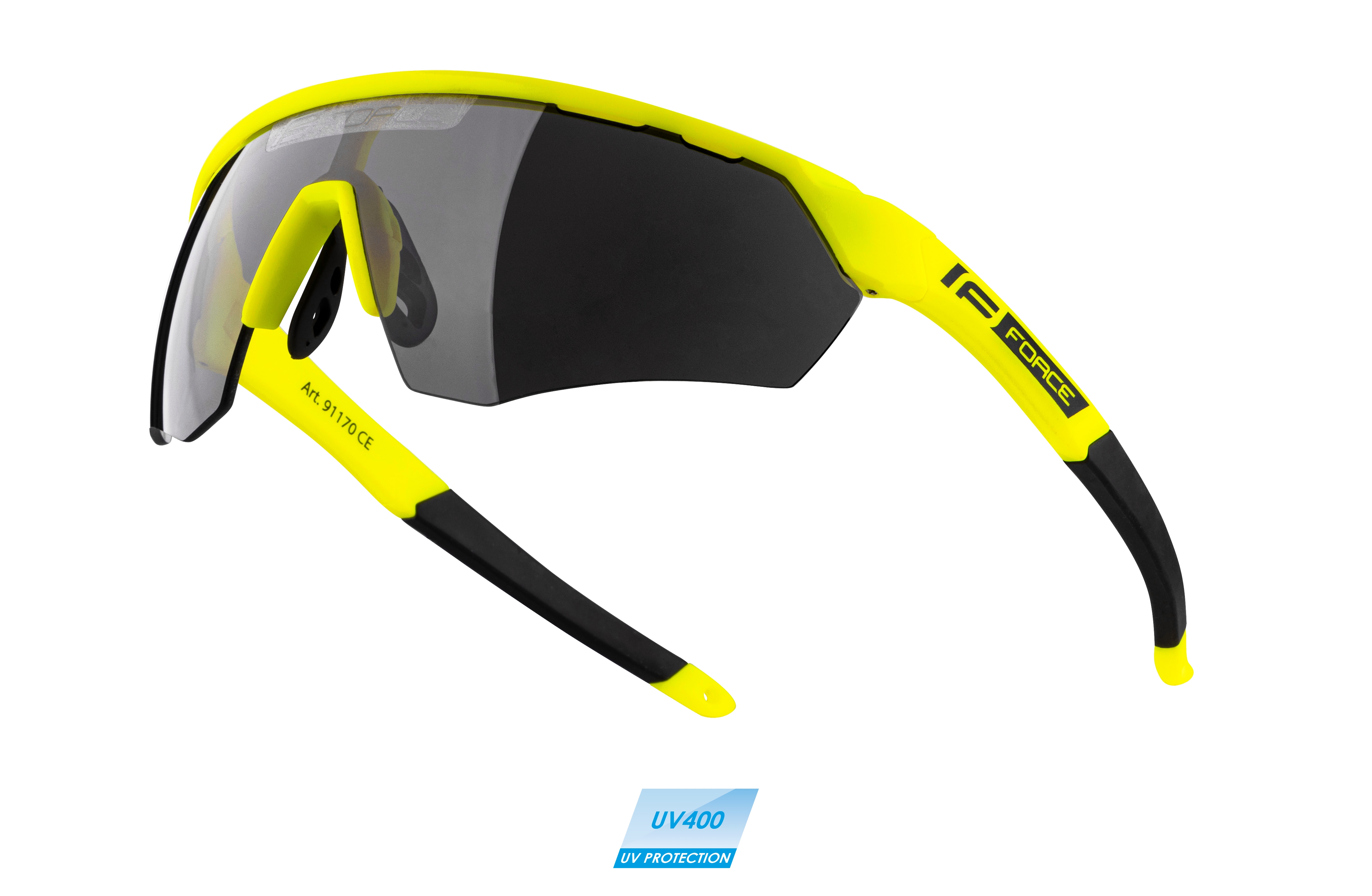 brýle FORCE ENIGMA fluo mat., černá skla
