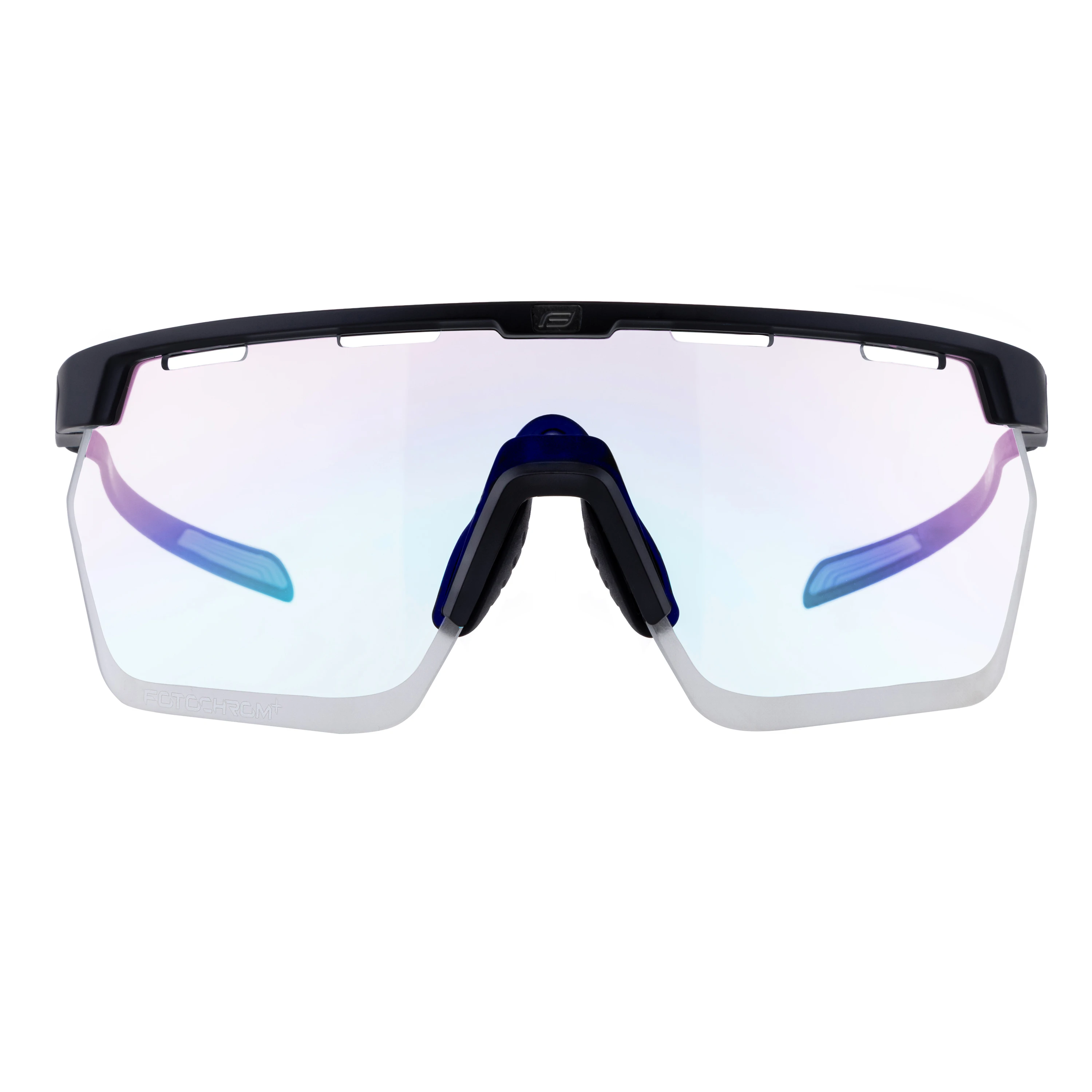 brýle FORCE KAERO černé, modré fotochrom. sklo