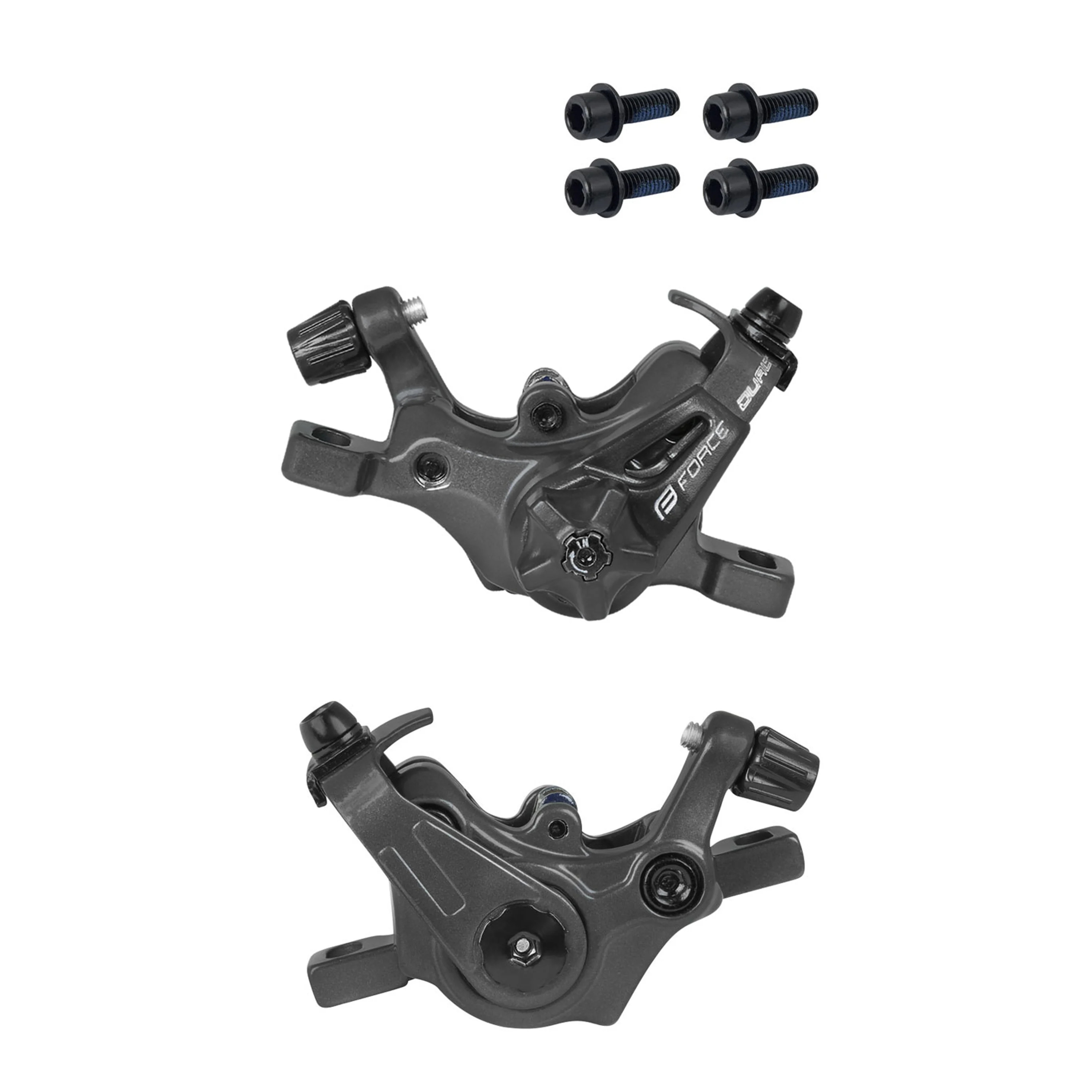 brzdové třmeny FORCE DUAL MTB mechanické, černé