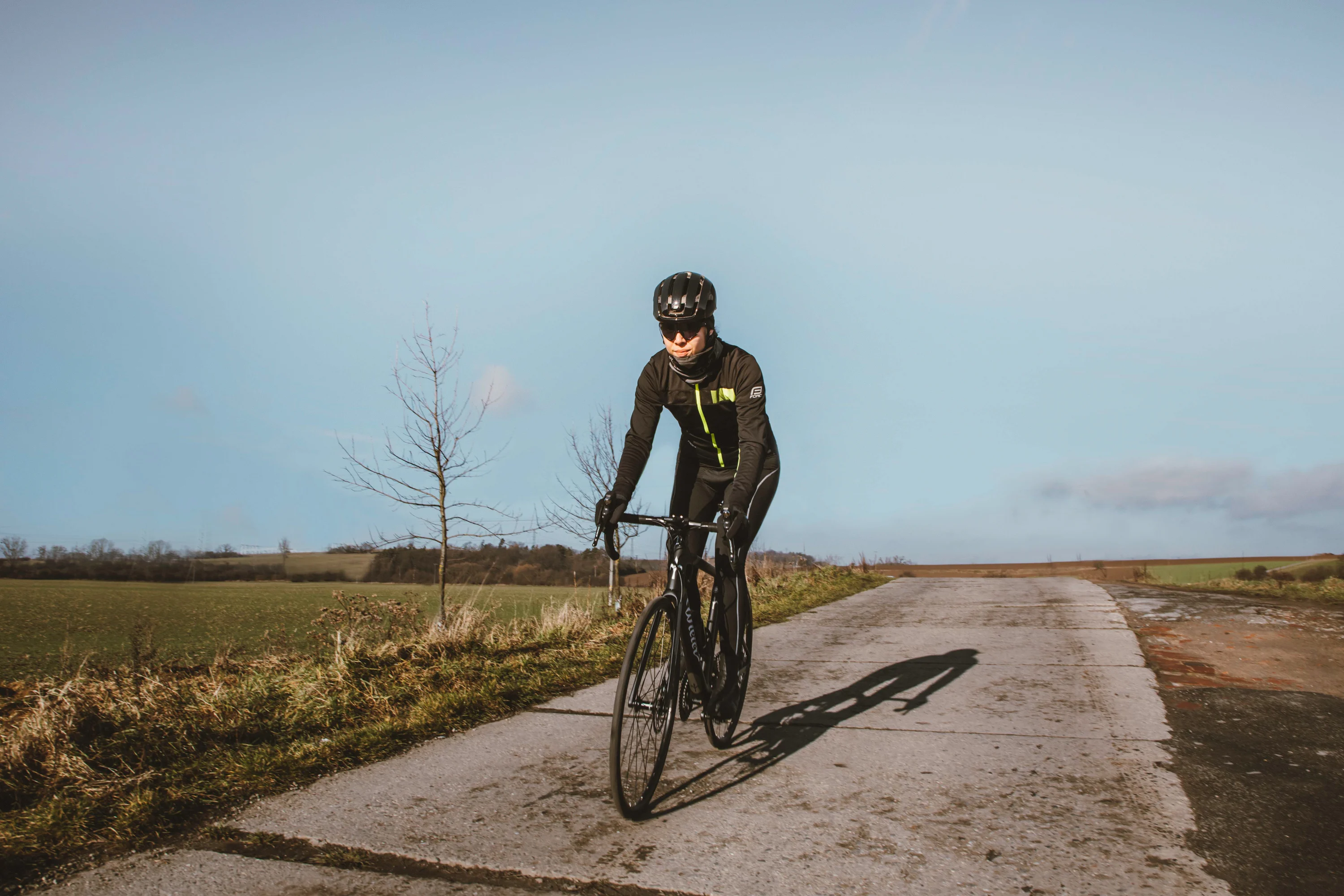 bunda F FROST LADY softshell zimní, černo-fluo