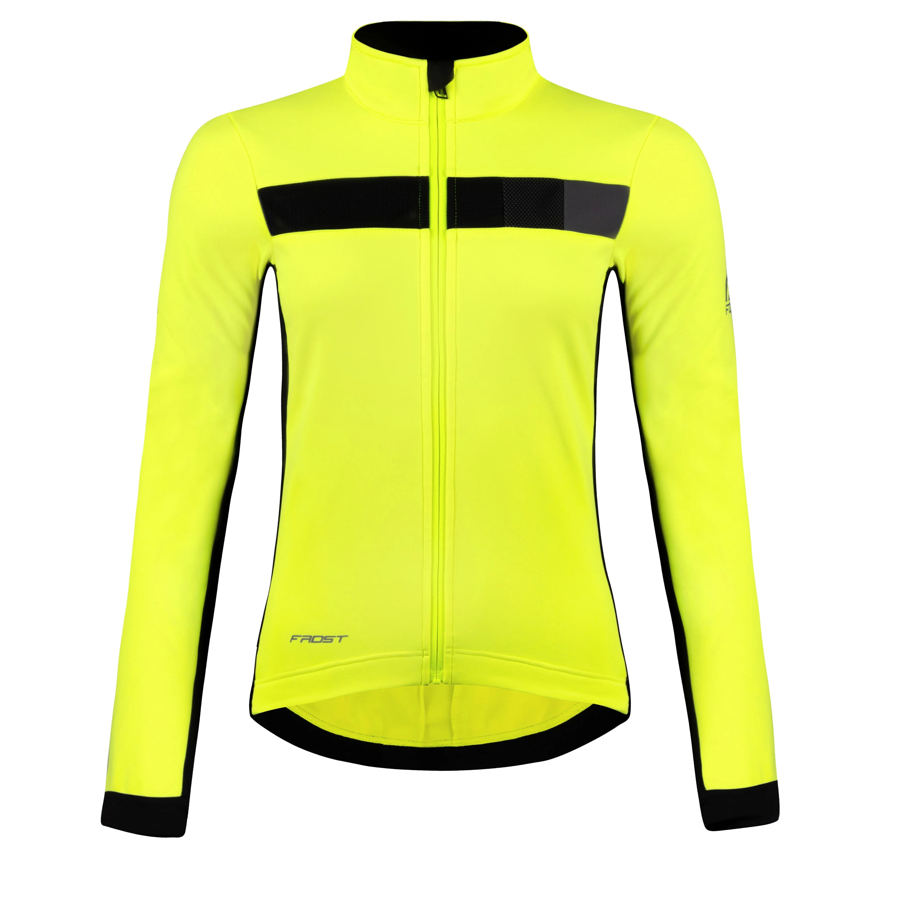 bunda F FROST LADY softshell zimní, fluo-černá