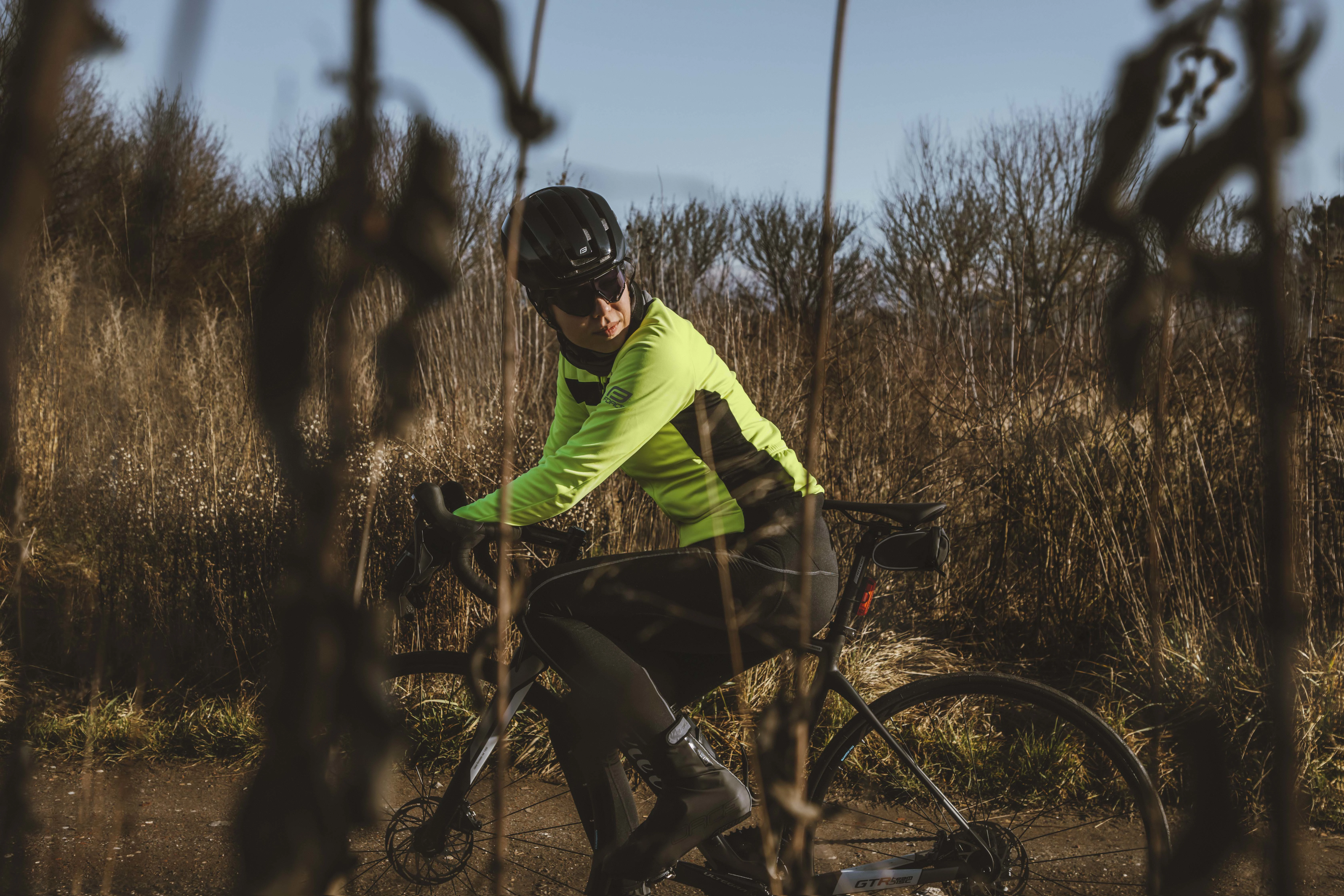 bunda F FROST LADY softshell zimní, fluo-černá S