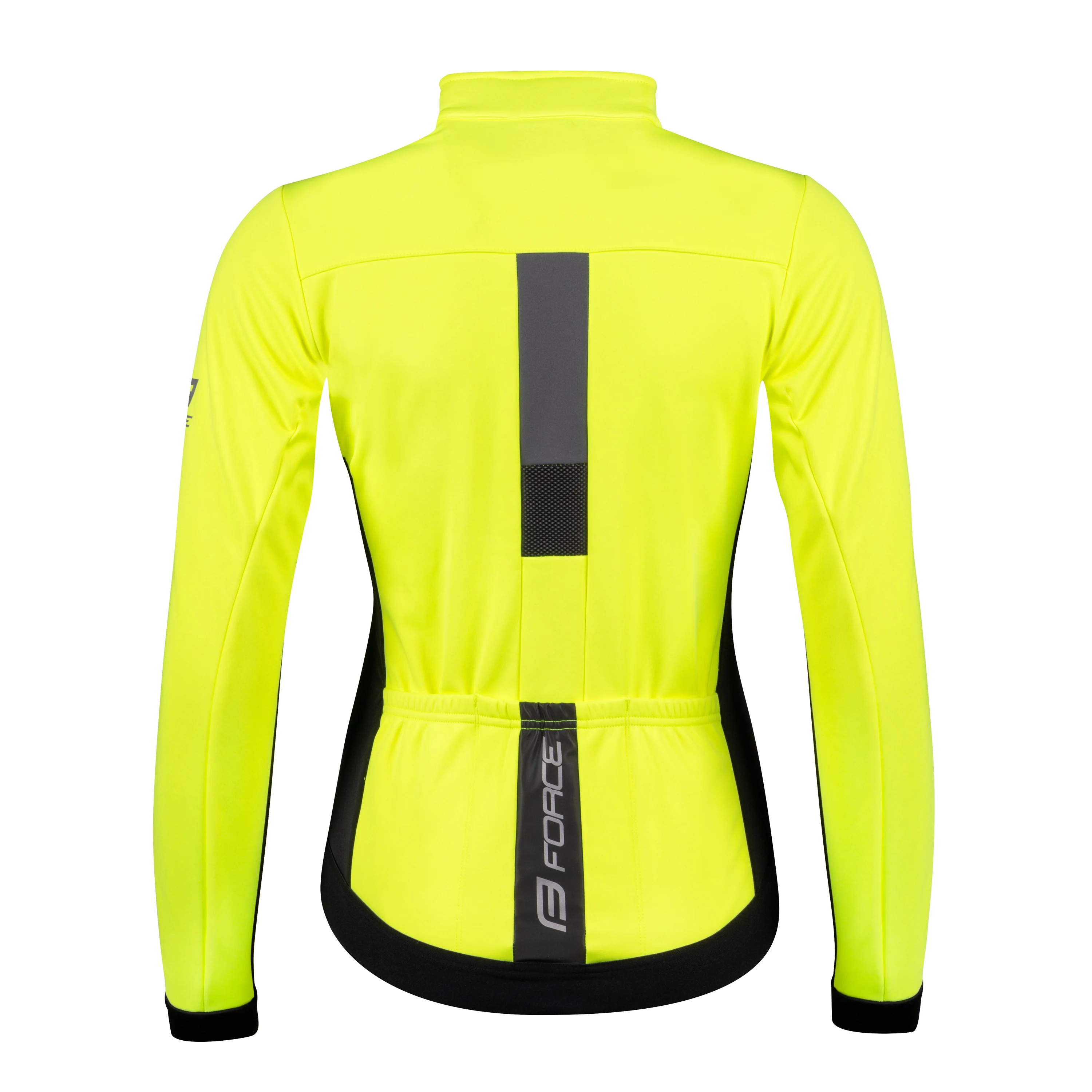 bunda F FROST LADY softshell zimní, fluo-černá XS