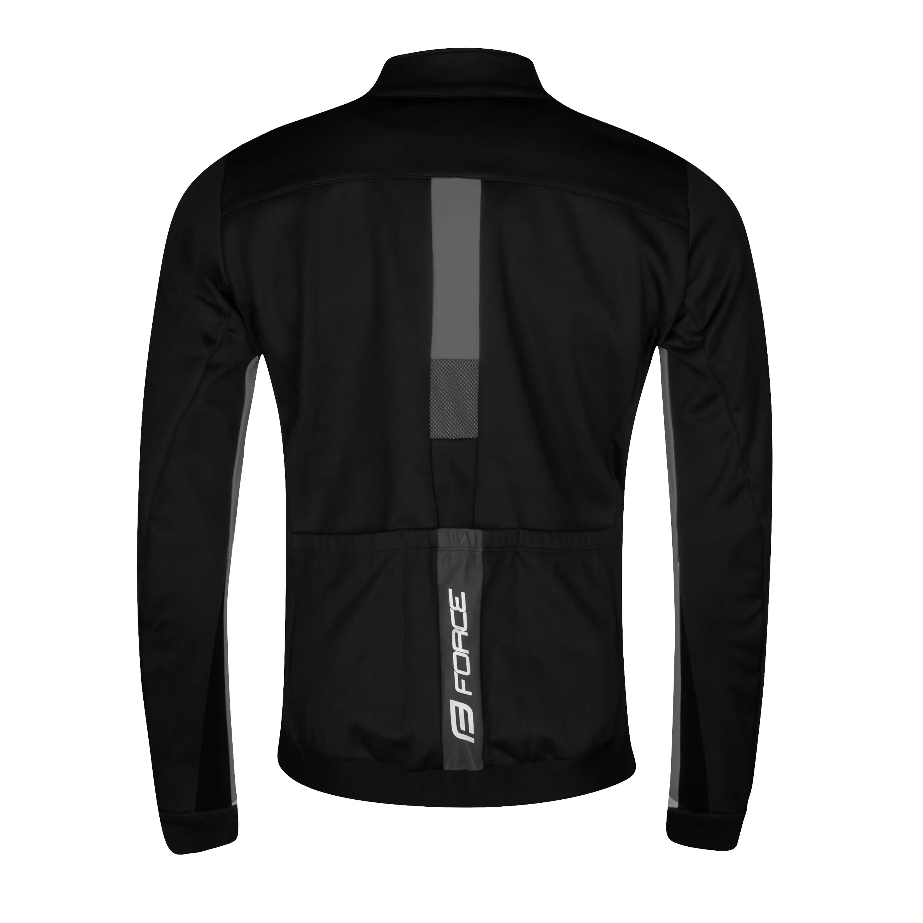 bunda F FROST softshell zimní, černo-šedá M