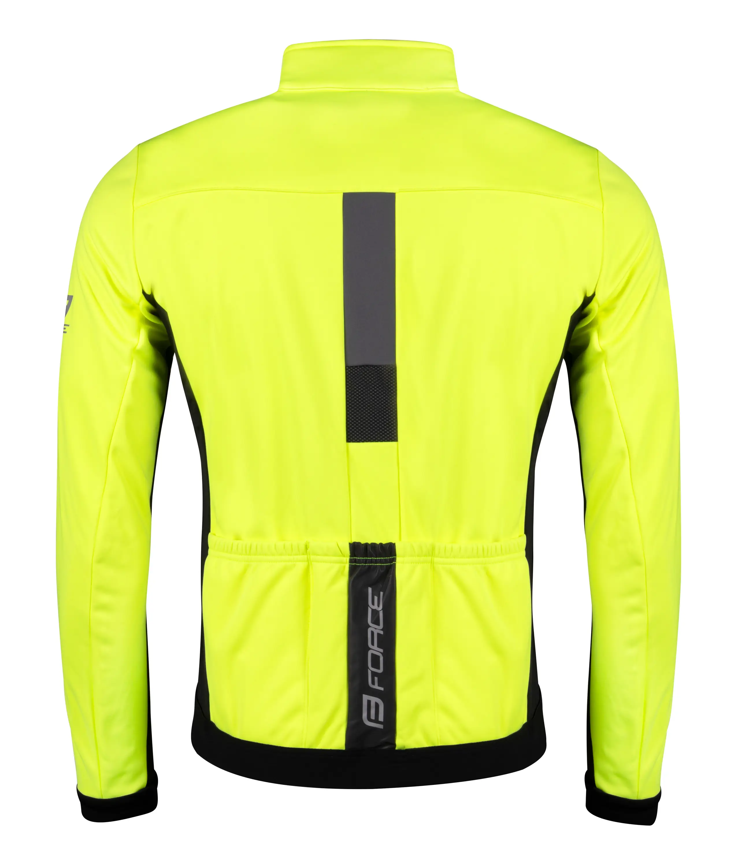 bunda F FROST softshell zimní, fluo-černá