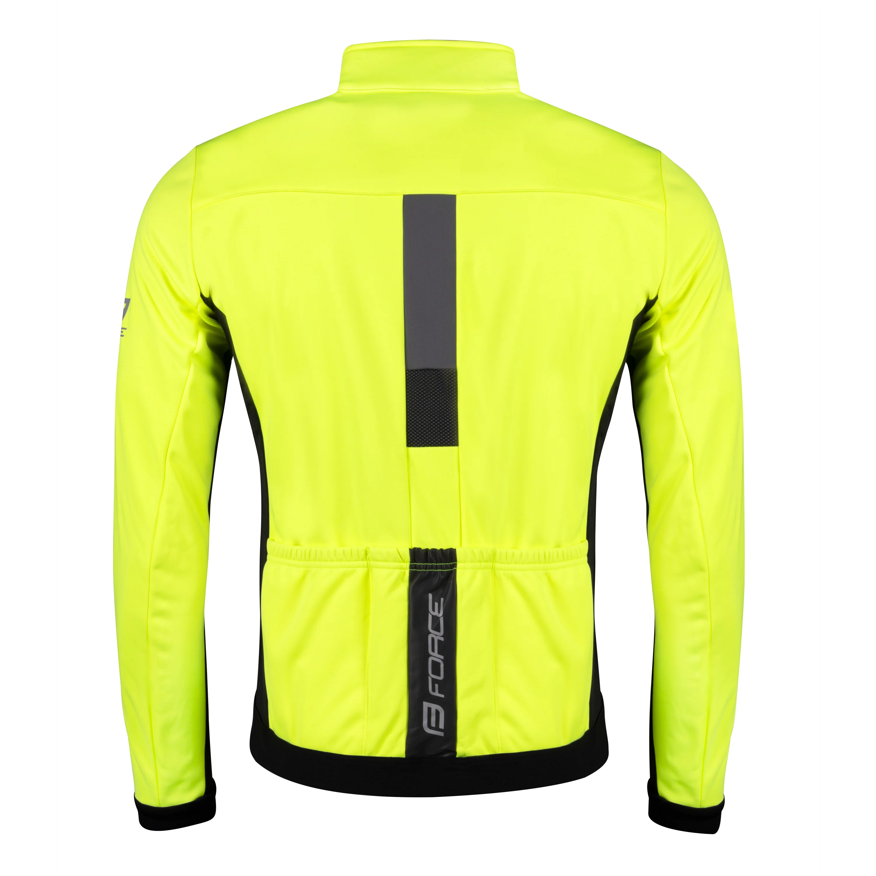 bunda F FROST softshell zimní, fluo-černá M