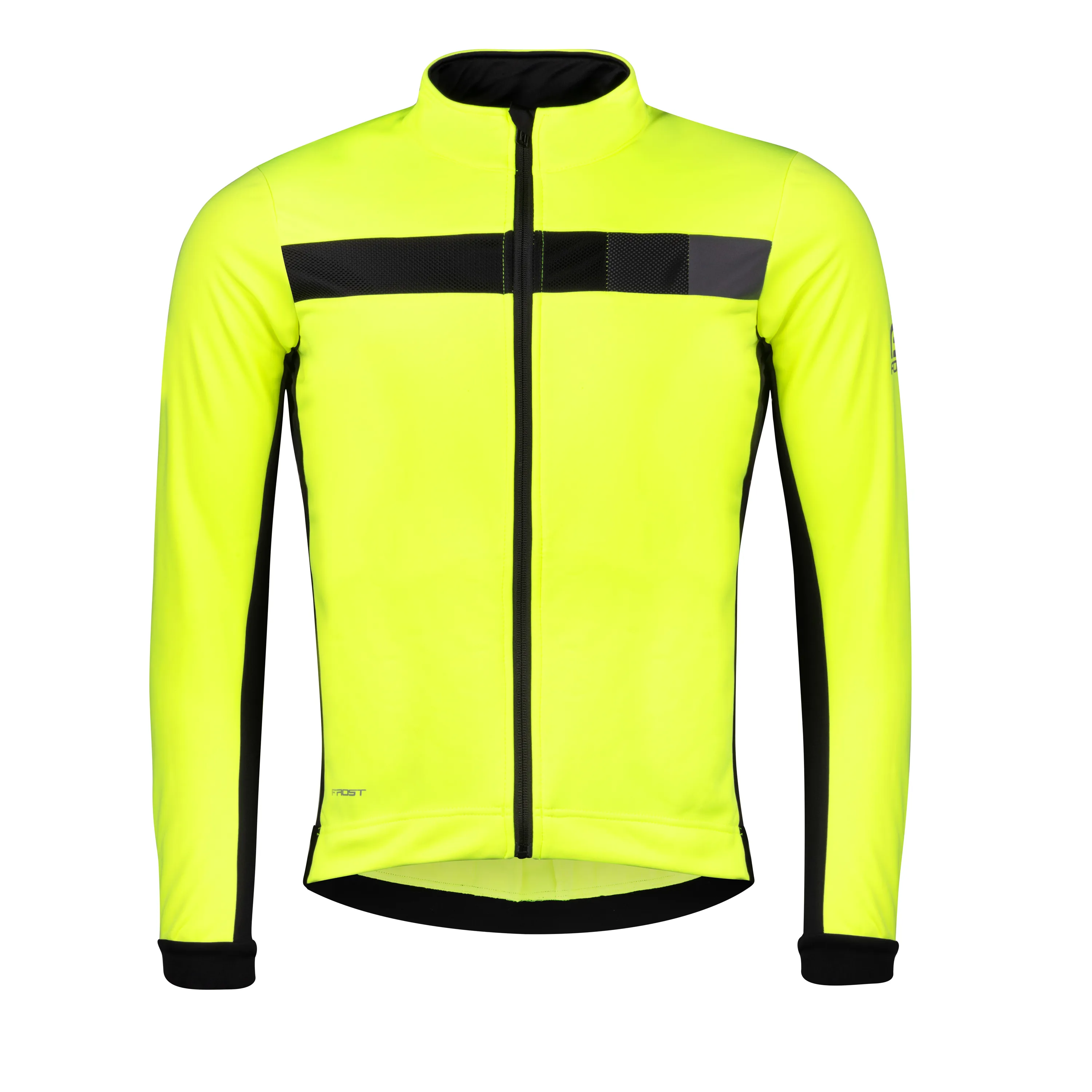 bunda F FROST softshell zimní, fluo-černá XS