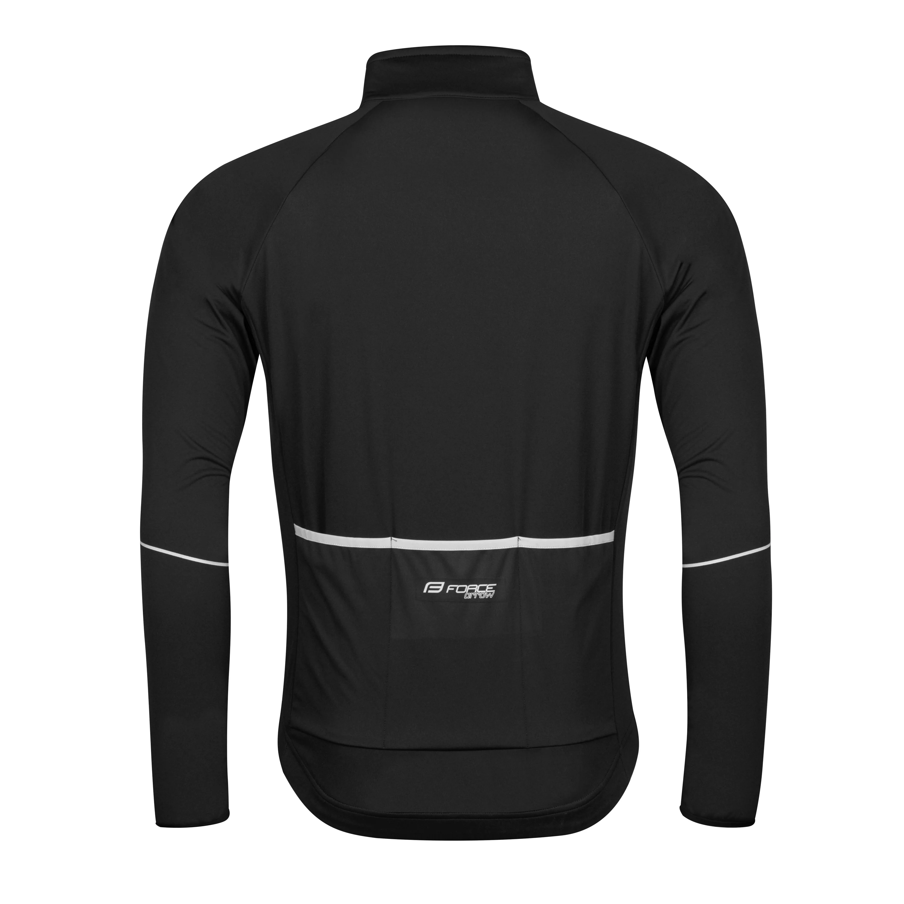 bunda FORCE ARROW softshell, černá XXS