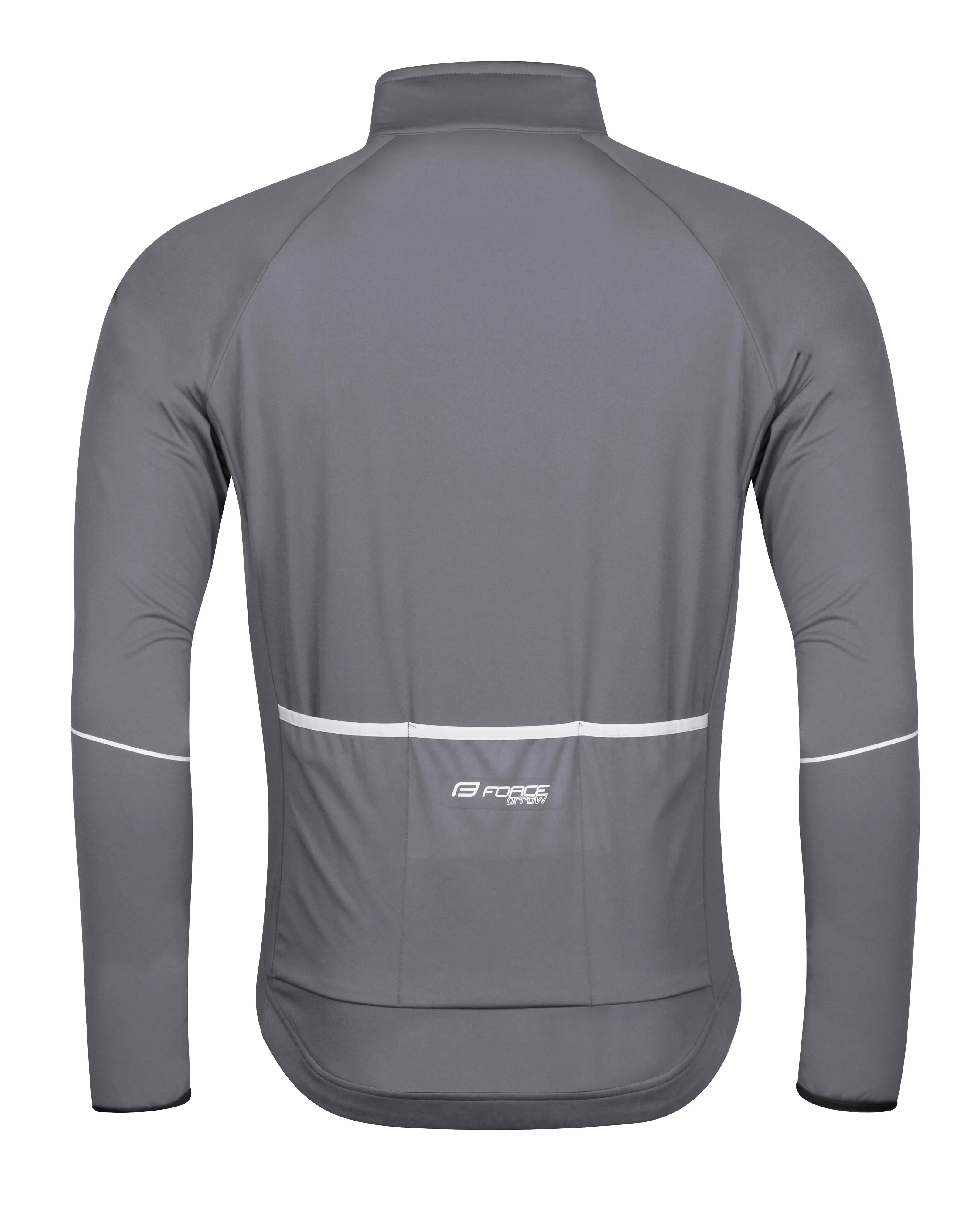 bunda FORCE ARROW softshell, šedá XS