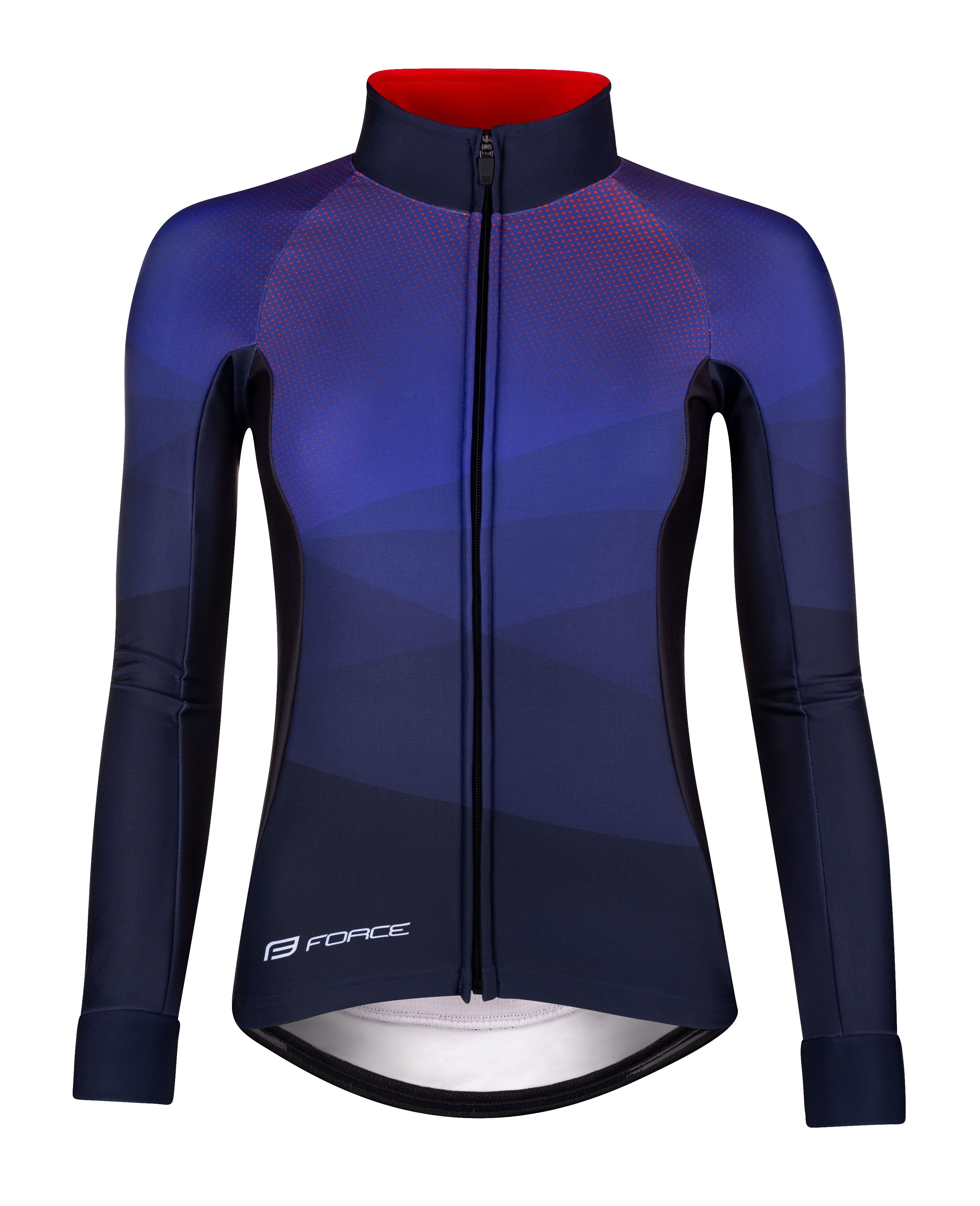 bunda FORCE BRISK LADY zimní,modro-červená XL
