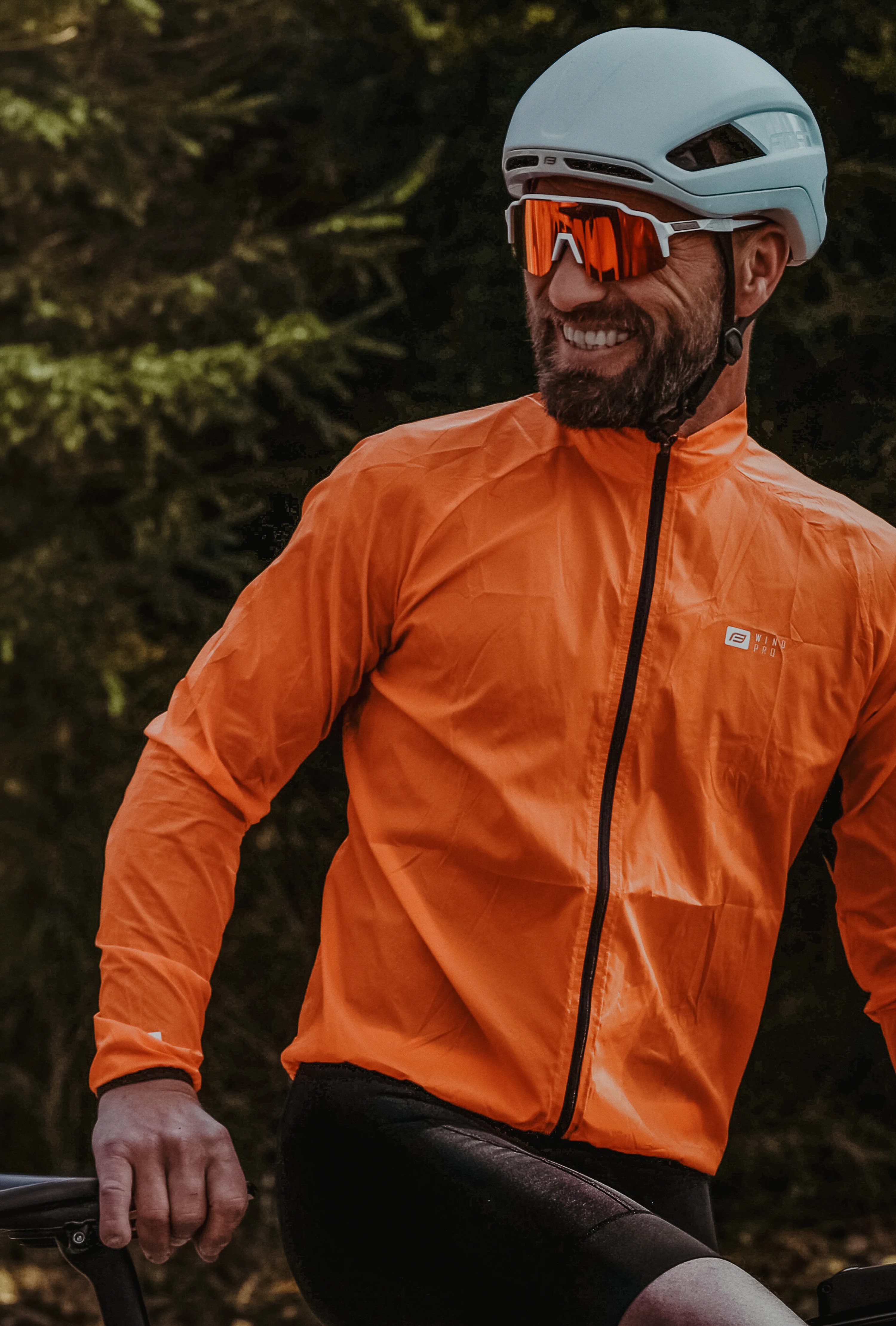 bunda FORCE WINDPRO neprofuk, oranžová XL