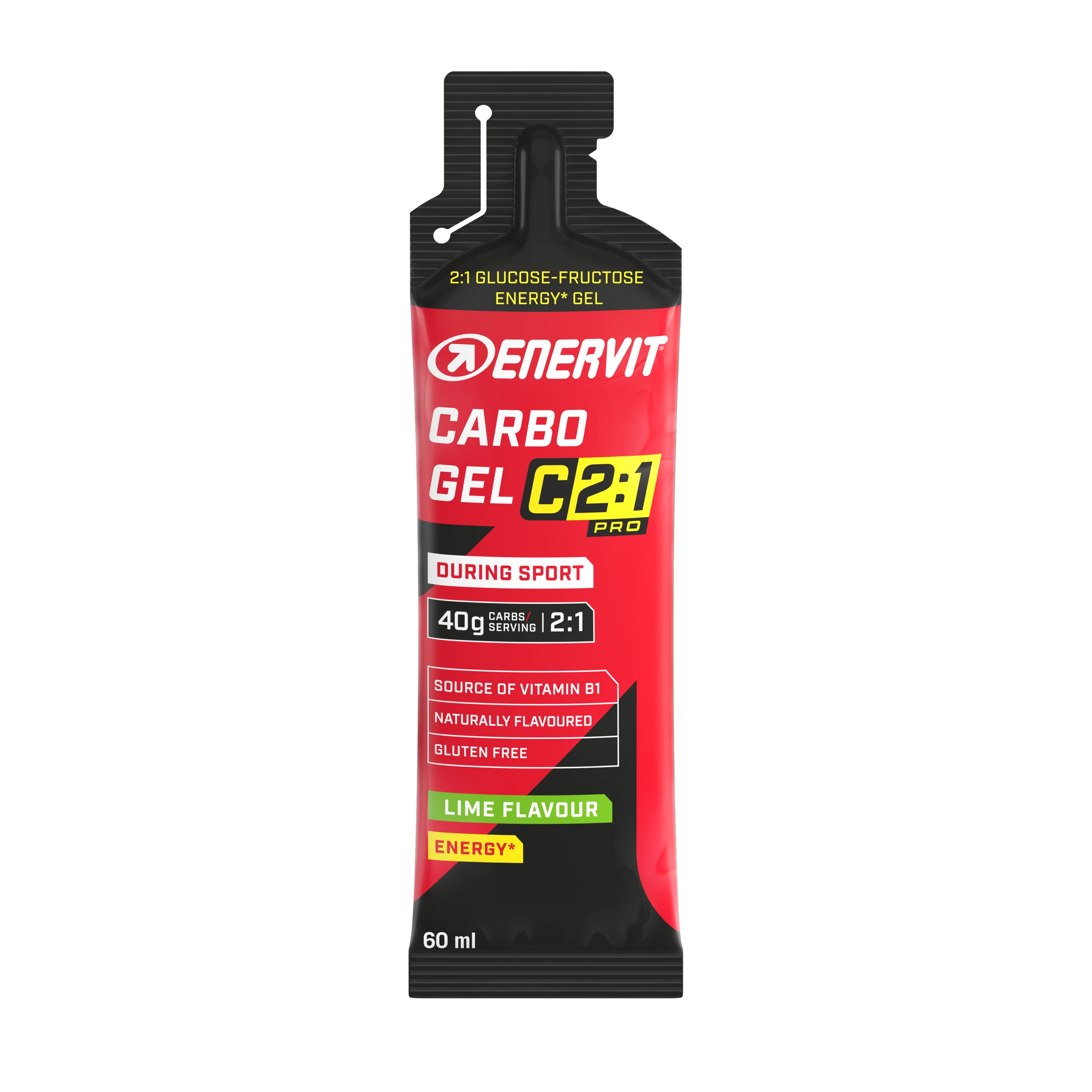 ENERVIT Carbo Gel C2:1, sáček, 60 ml limetka