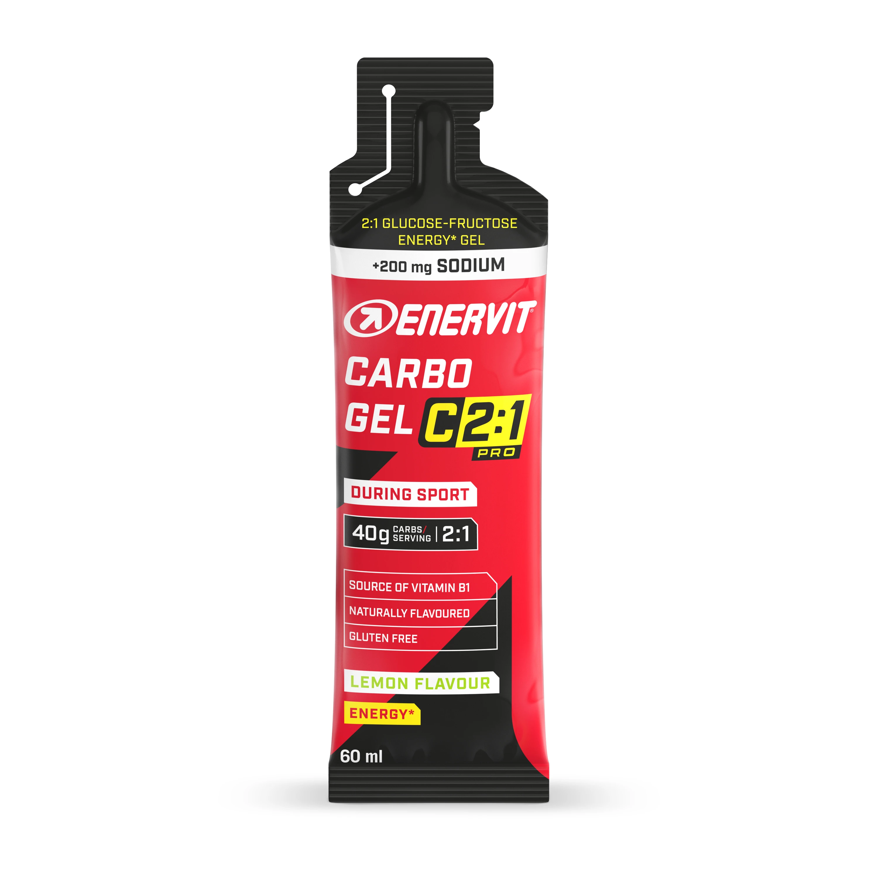 Carbo Gel C2:1+ sodík, sáček, 60 ml citron