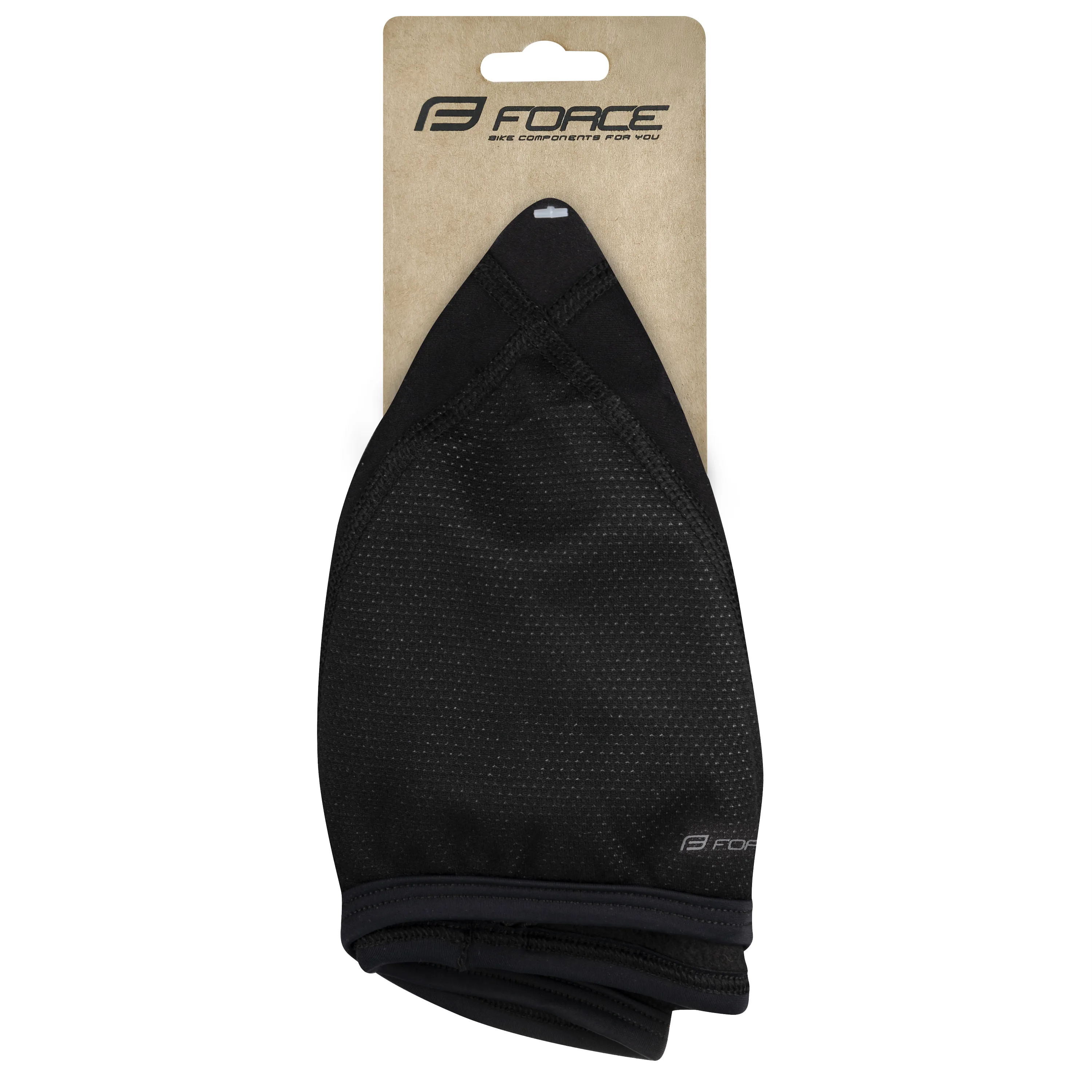 čepice pod přilbu FORCE FREEZE zimní, černá L-XL