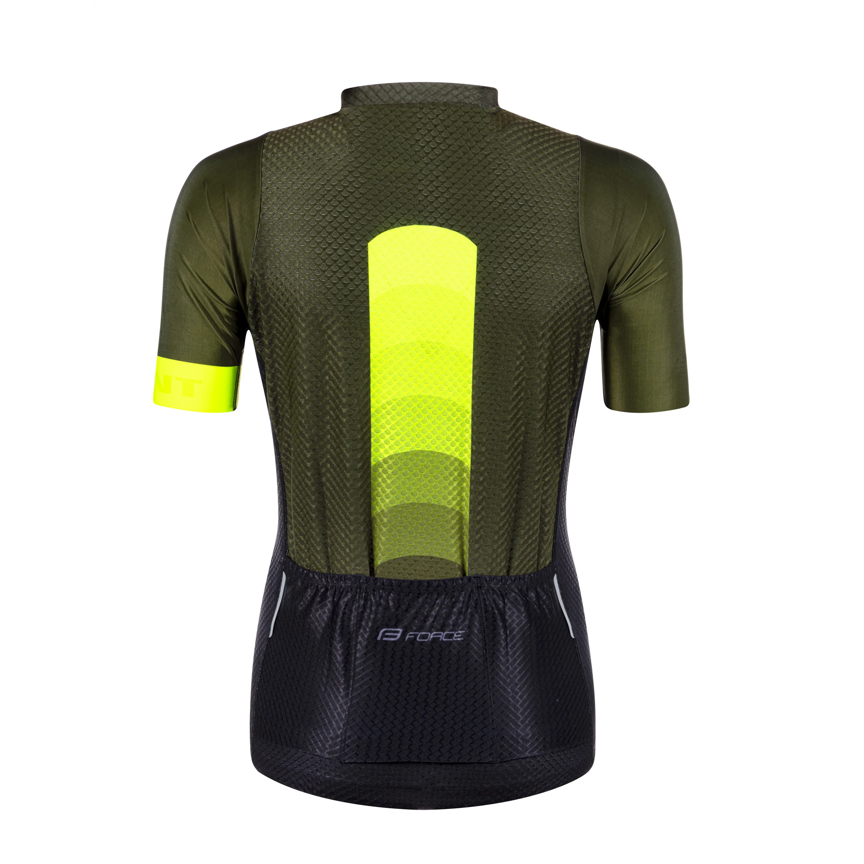 dres F ASCENT UNI kr. rukáv, zeleno-fluo M