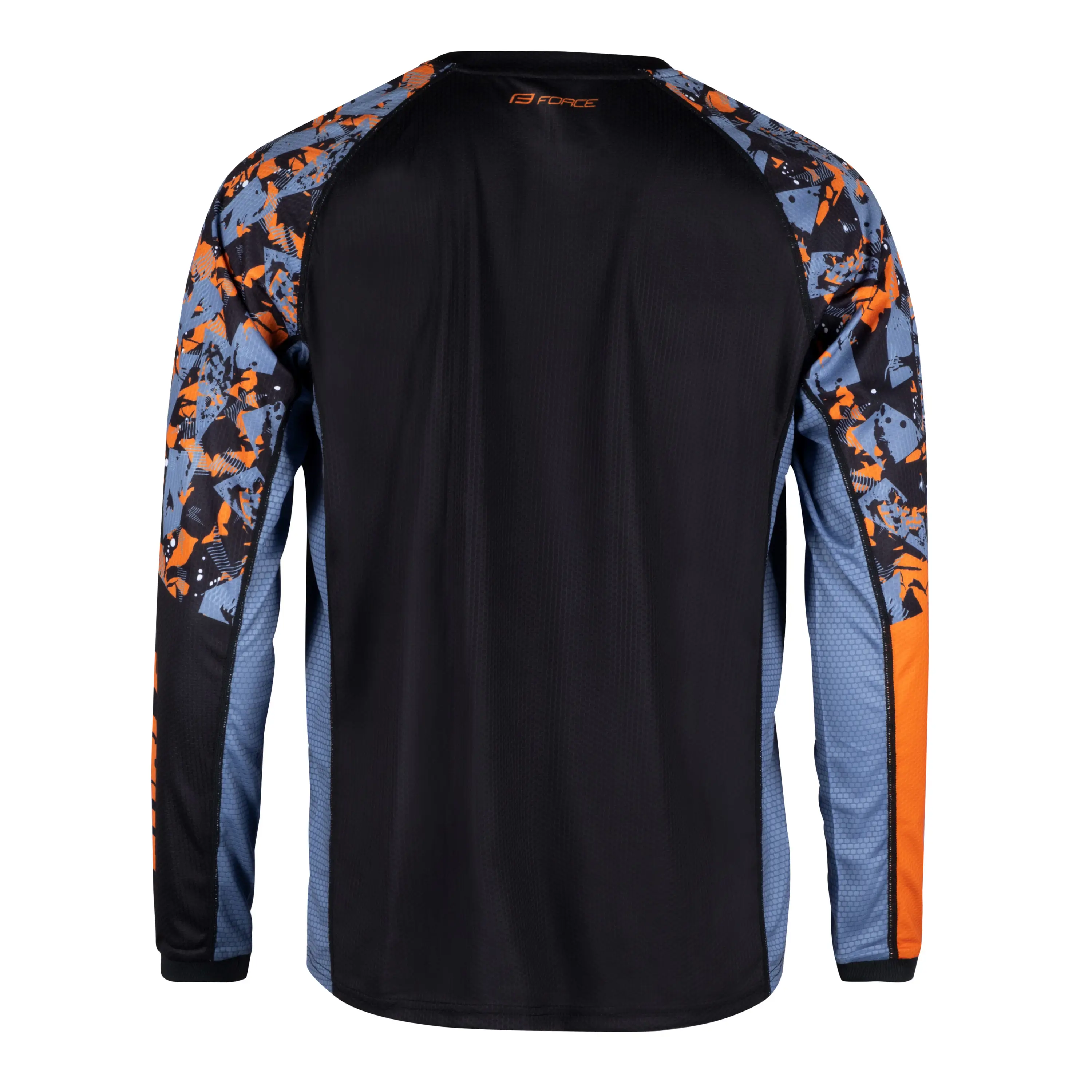 dres F RECKLESS dl. rukáv, černo-oranžový L