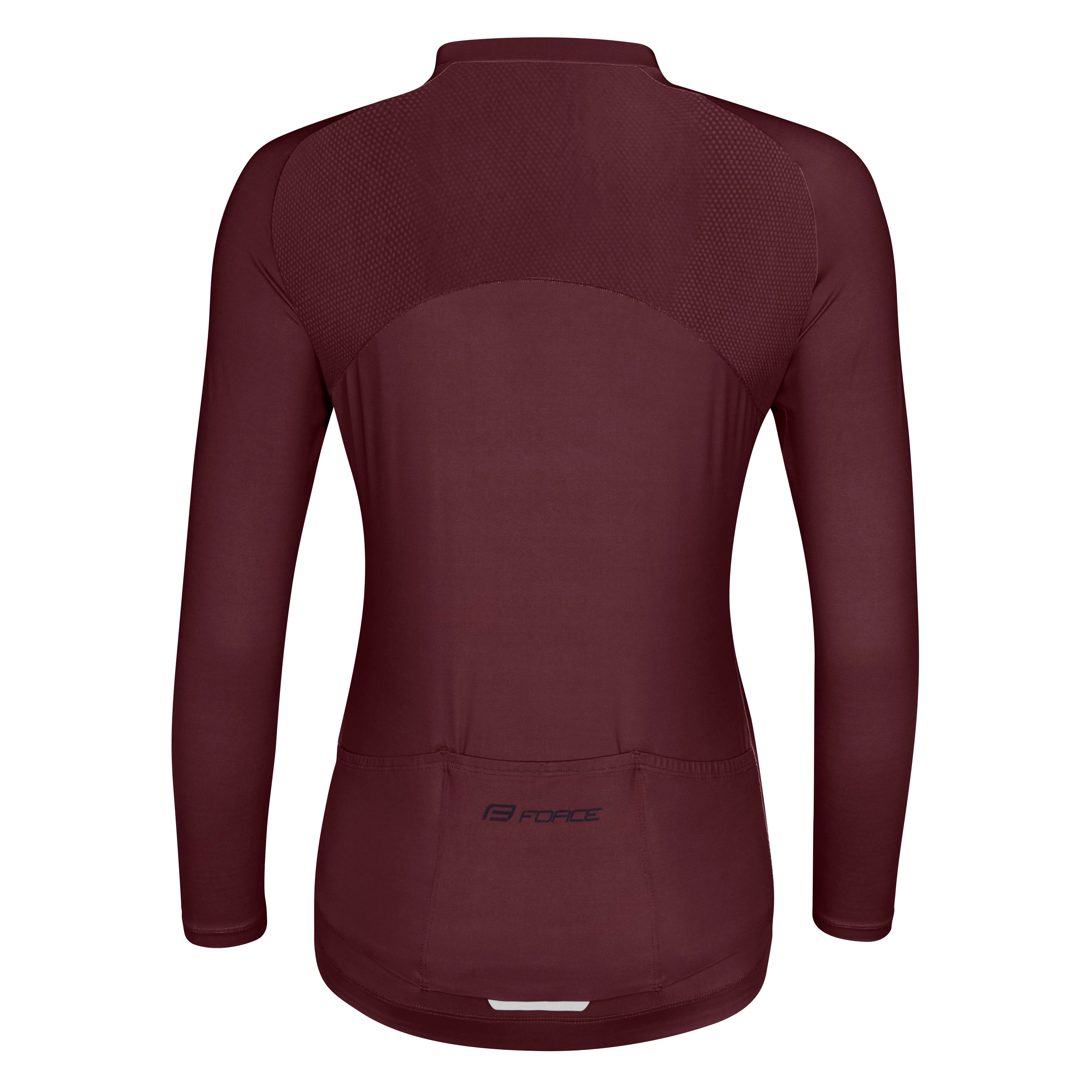 dres FORCE CHARM UNI dlouhý rukáv, bordó XL