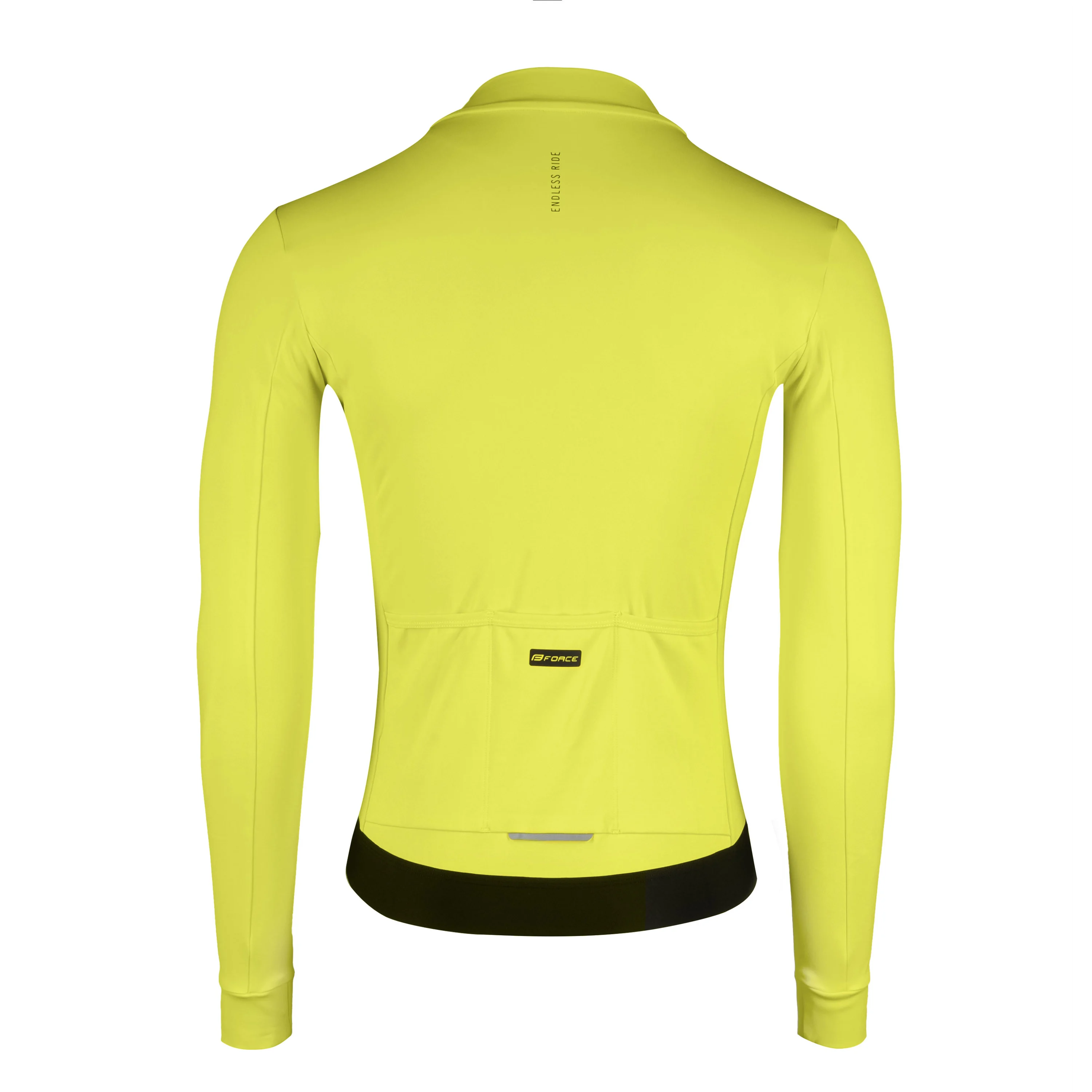 dres FORCE ENDLESS dlouhý rukáv, fluo XS