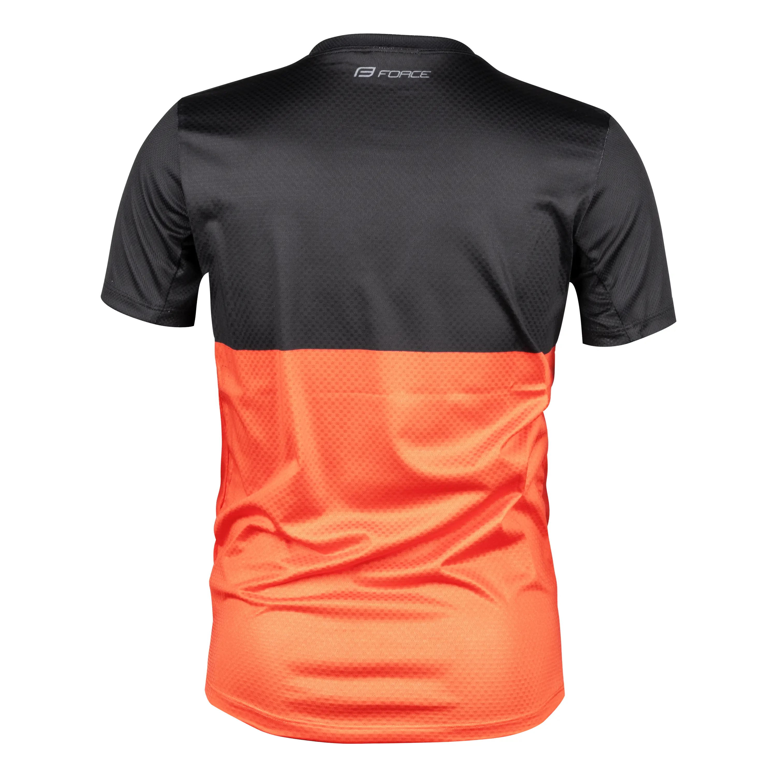 dres FORCE KID MTB CHEERY, černo-oranžový 154-164