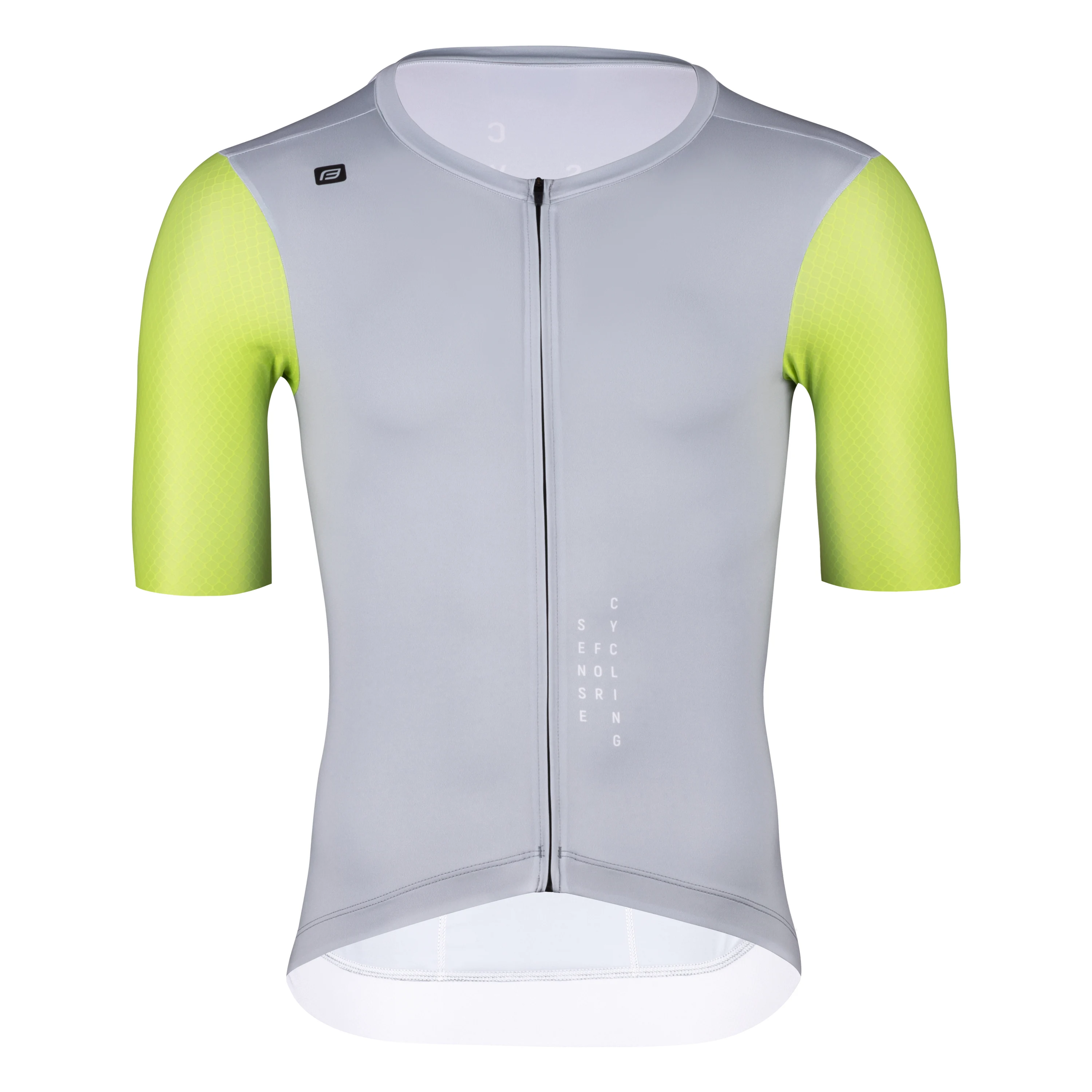 dres FORCE LIMIT kr. rukáv, šedo-limetkový XXL