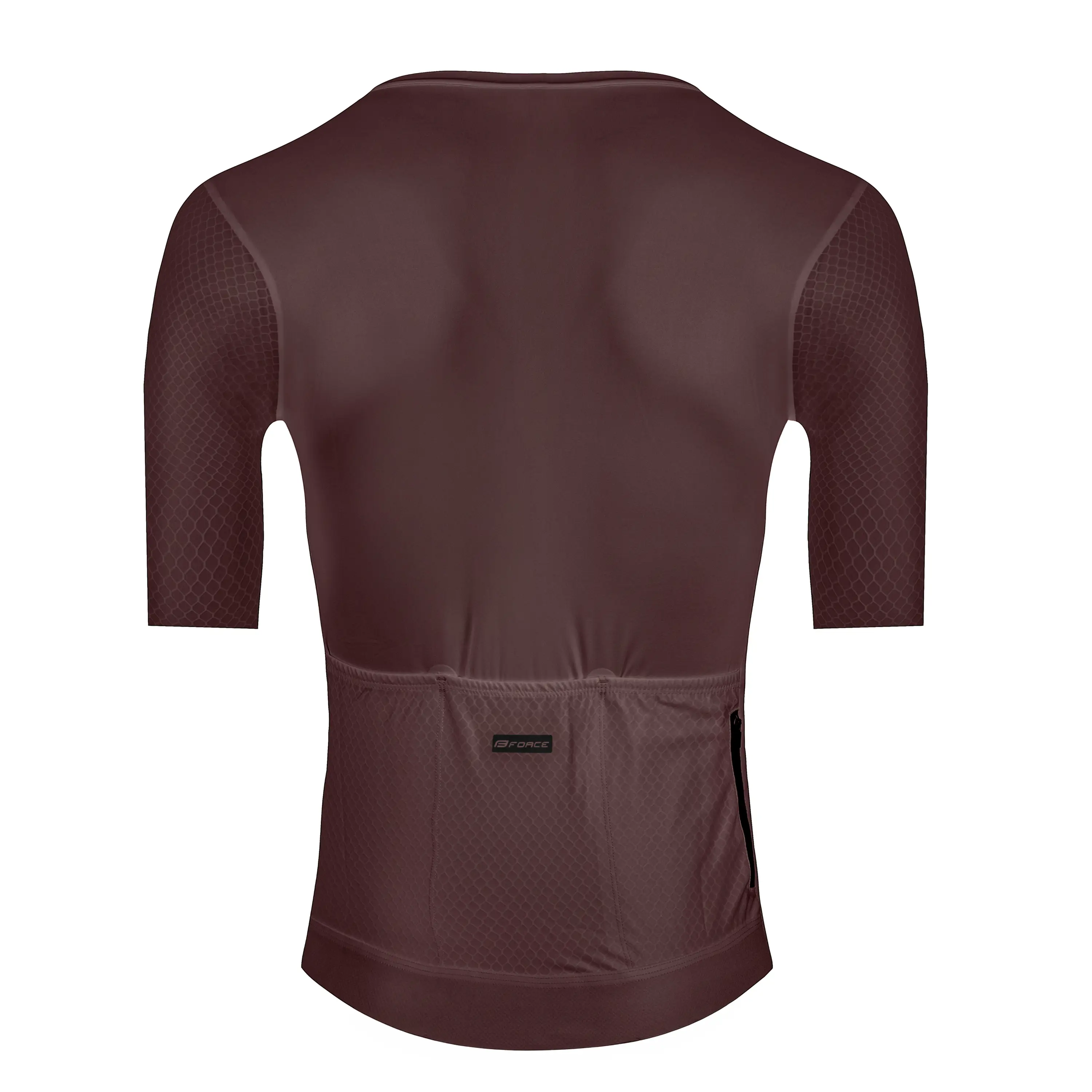 dres FORCE MILD kr. rukáv, hnědý XL