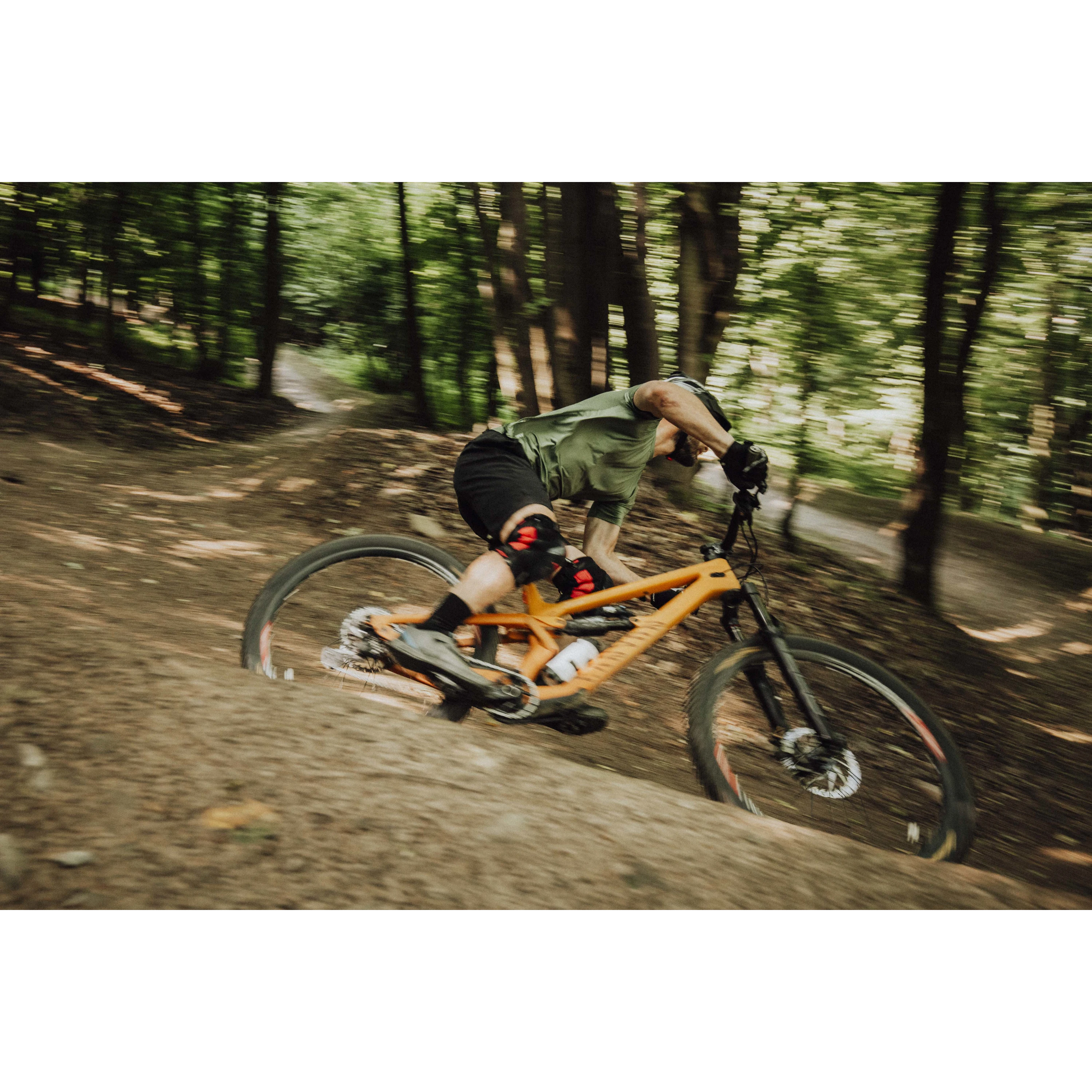 dres FORCE MTB MOUNT krátký rukáv, army S