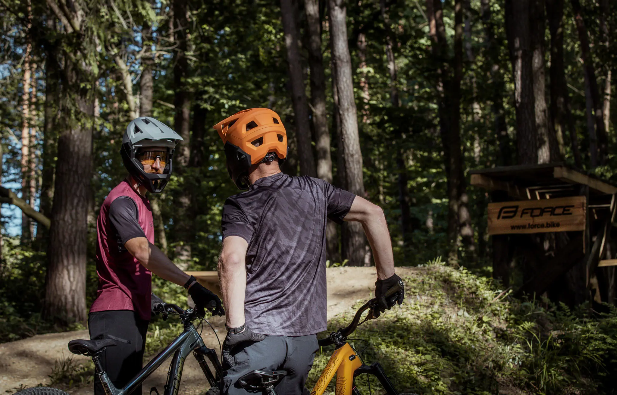 dres FORCE MTB RULES kr. rukáv, černo-šedý 4XL