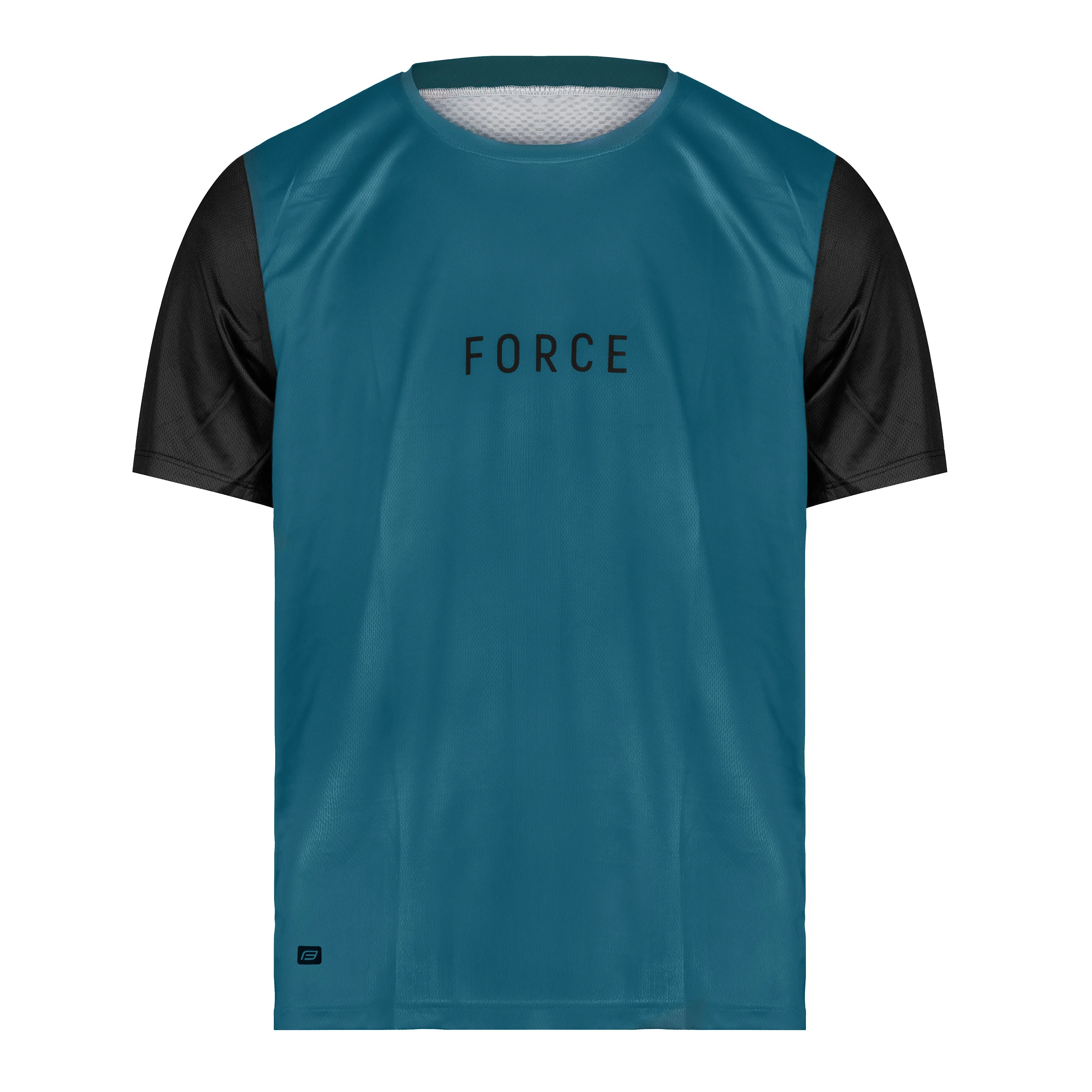 dres FORCE MTB RULES kr. rukáv, modrý 3XL