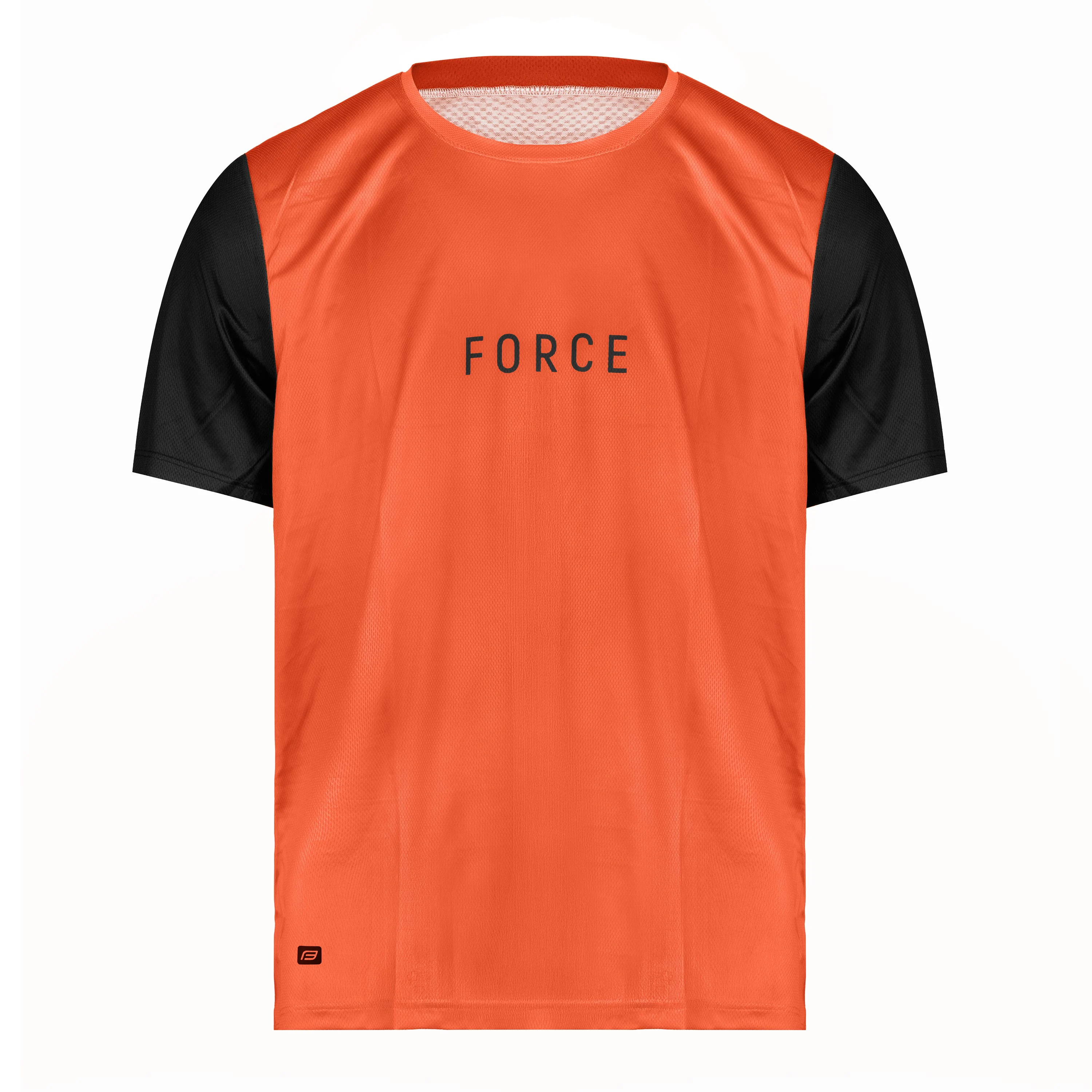 dres FORCE MTB RULES kr. rukáv, oranžový 4XL