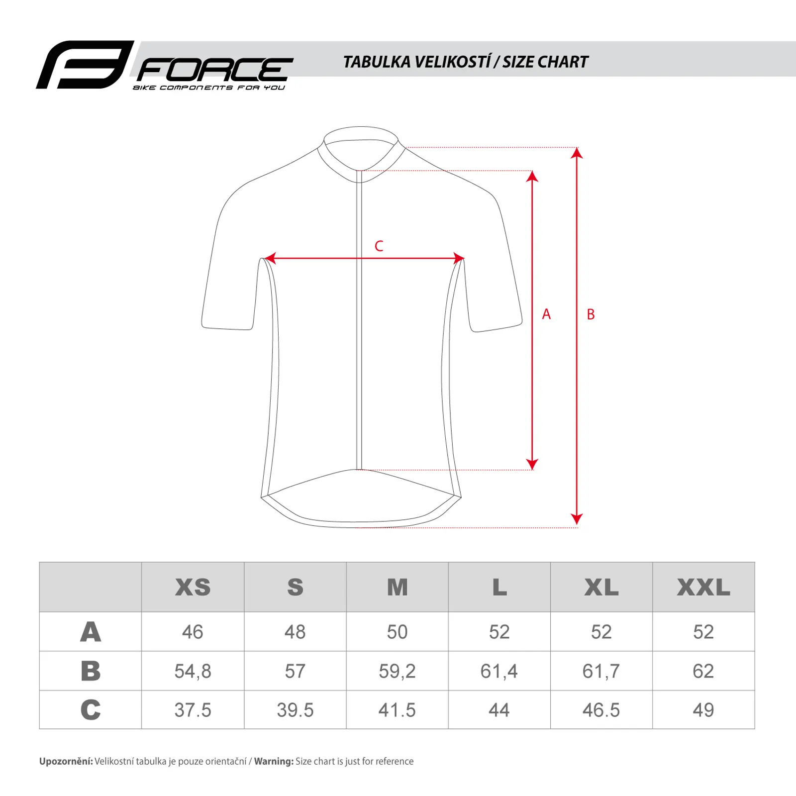dres FORCE PURE LADY kr. rukáv, žlutý S