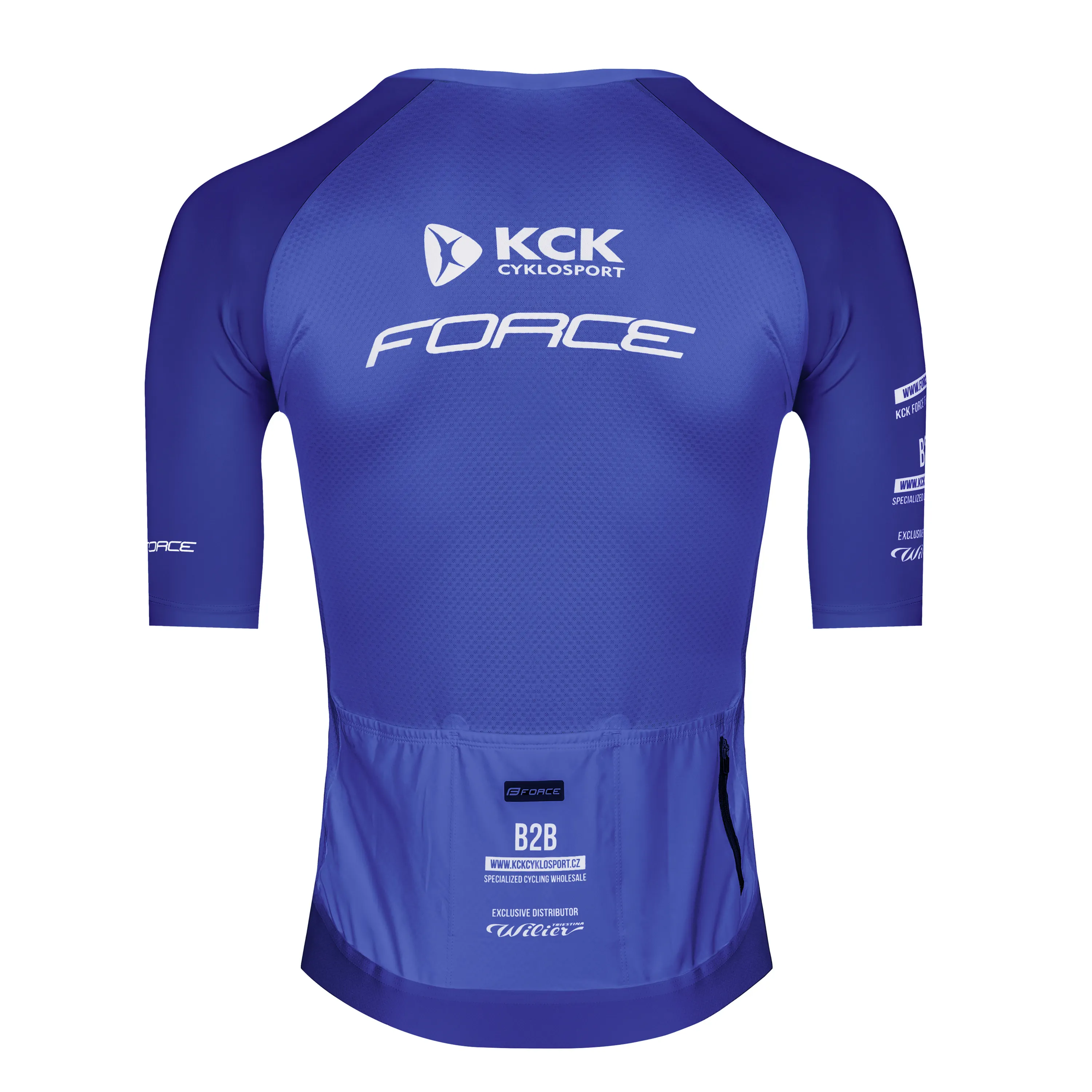 dres FORCE SCRIPT TEAM kr. rukáv, modrý