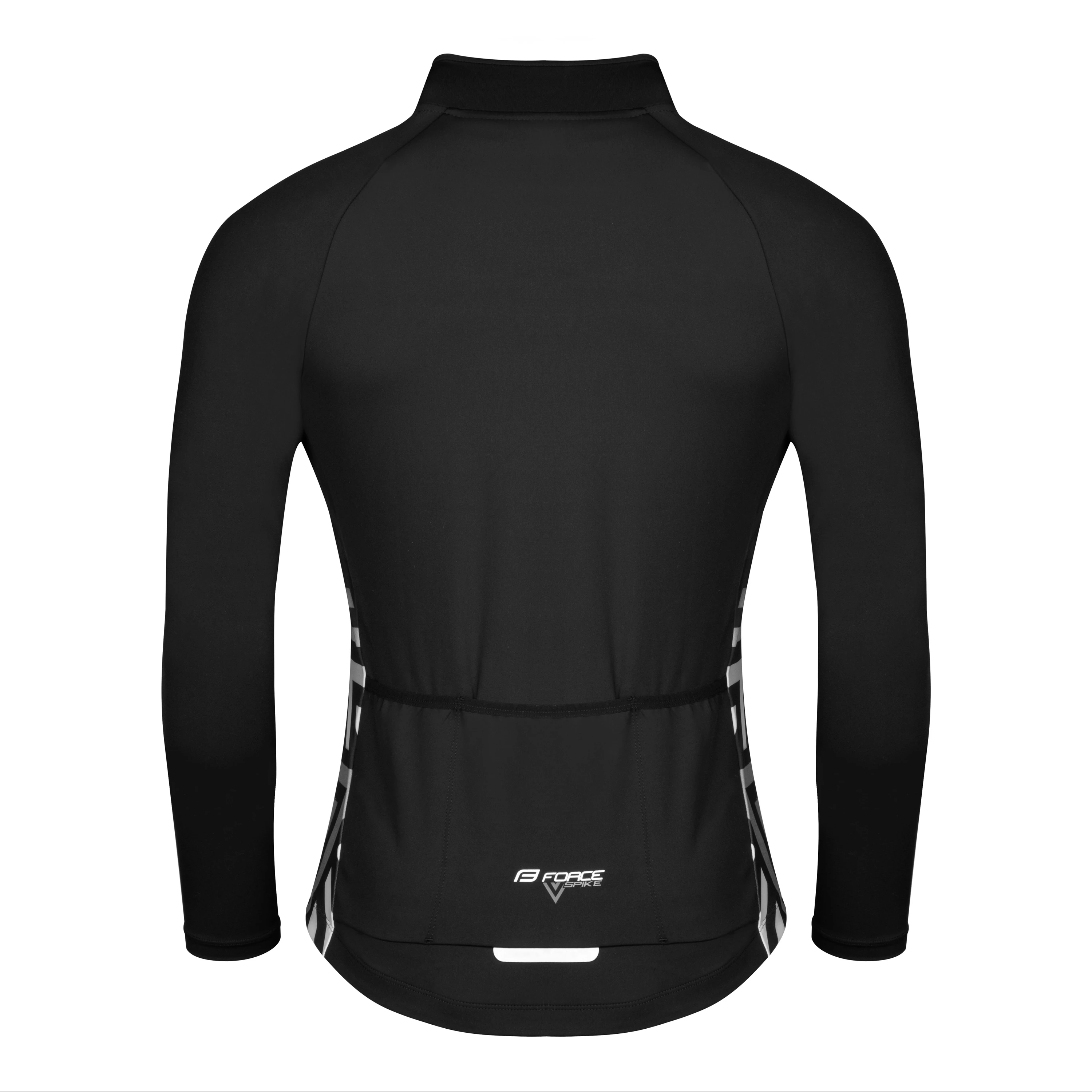 dres FORCE SPIKE dlouhý rukáv, černo-bílý XS