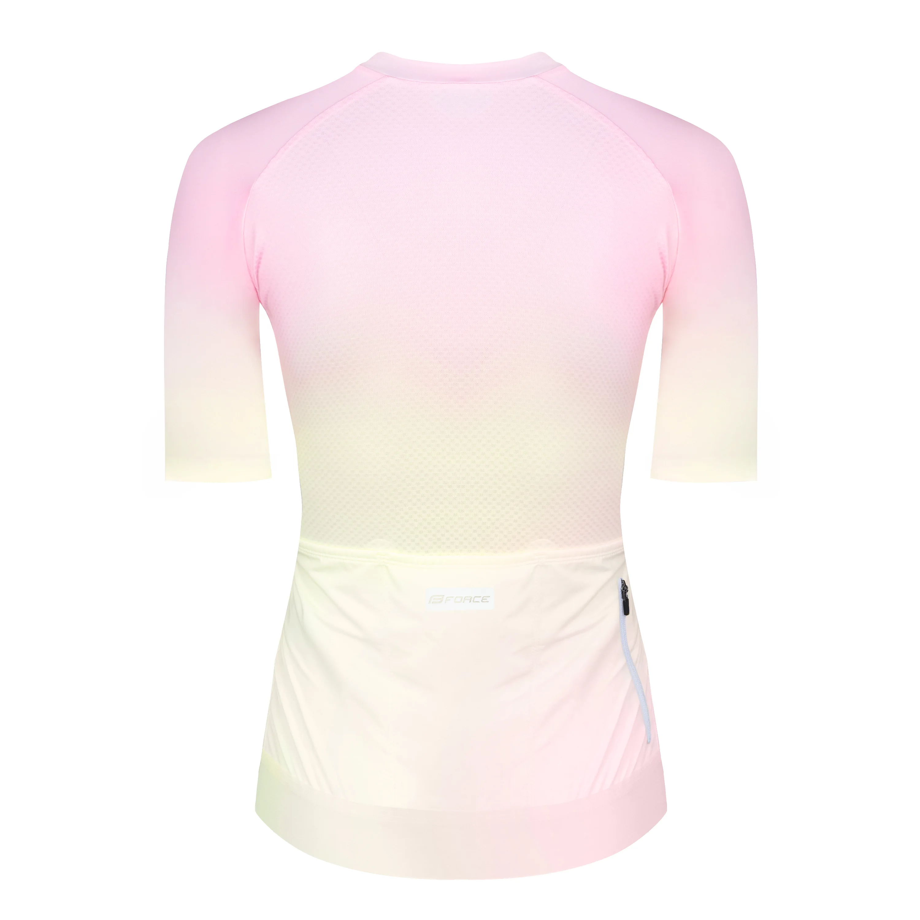 dres FORCE STAIN LADY kr. rukáv, žluto-růžový