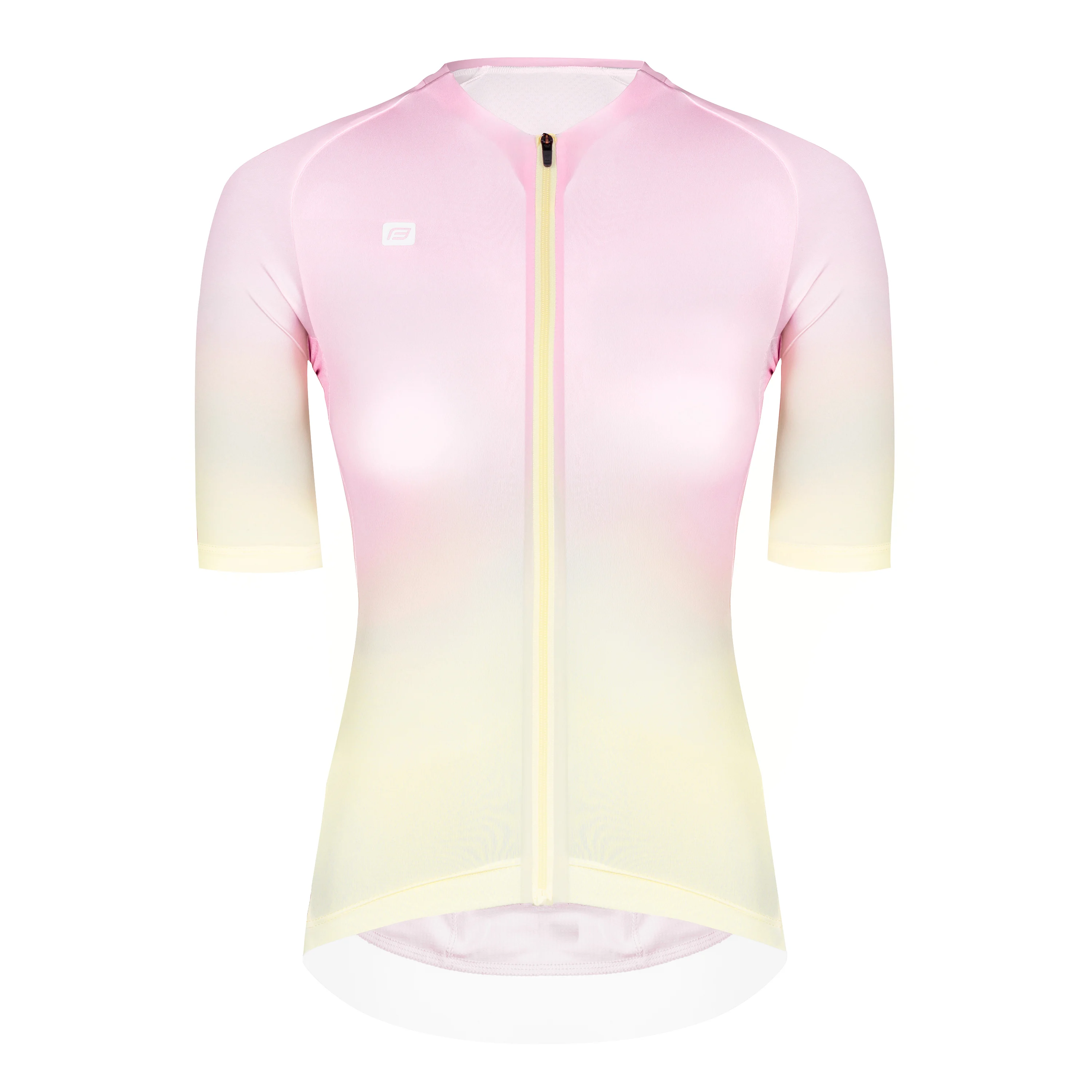 dres FORCE STAIN LADY kr. rukáv, žluto-růžový L