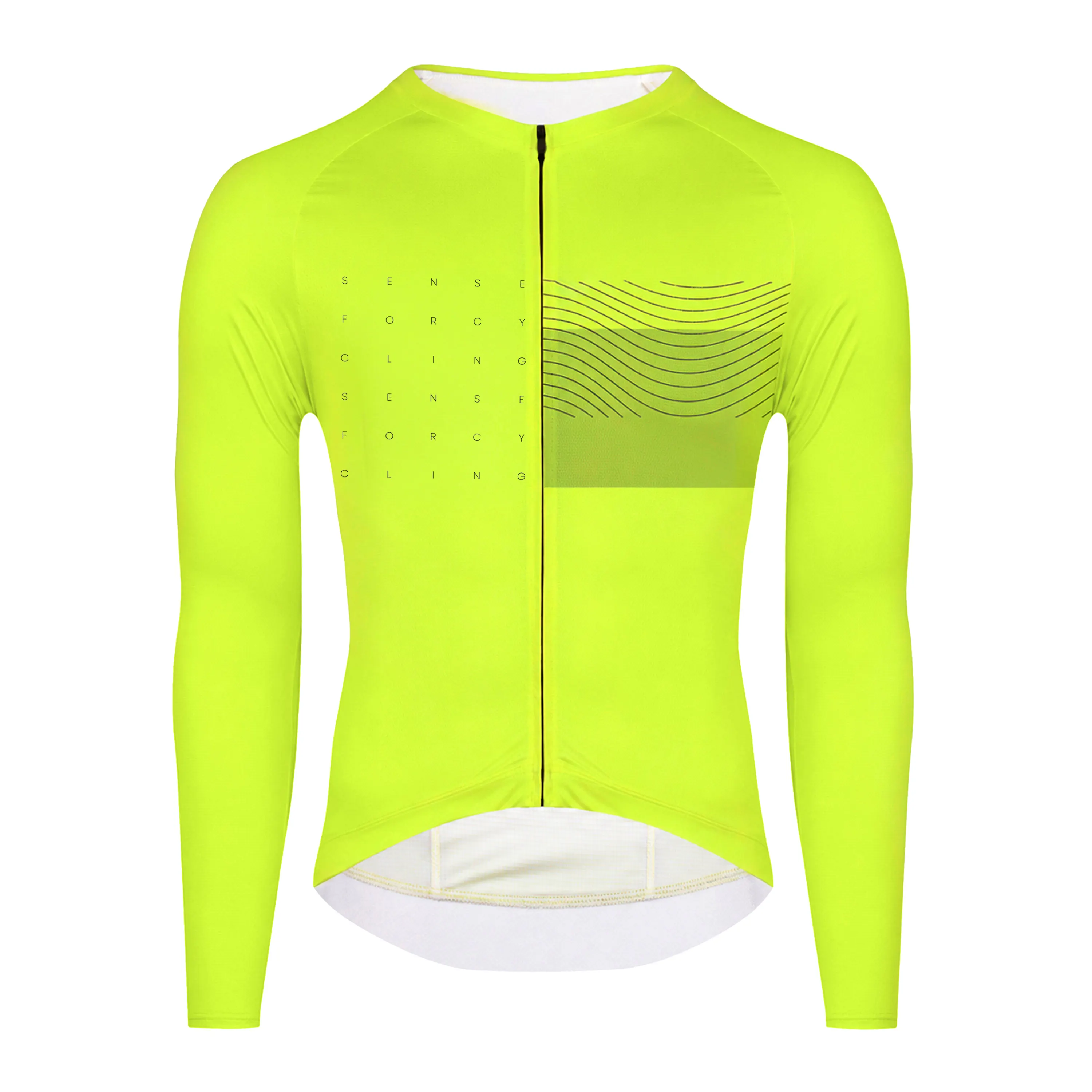 dres FORCE SWAY dl. rukáv, fluo L