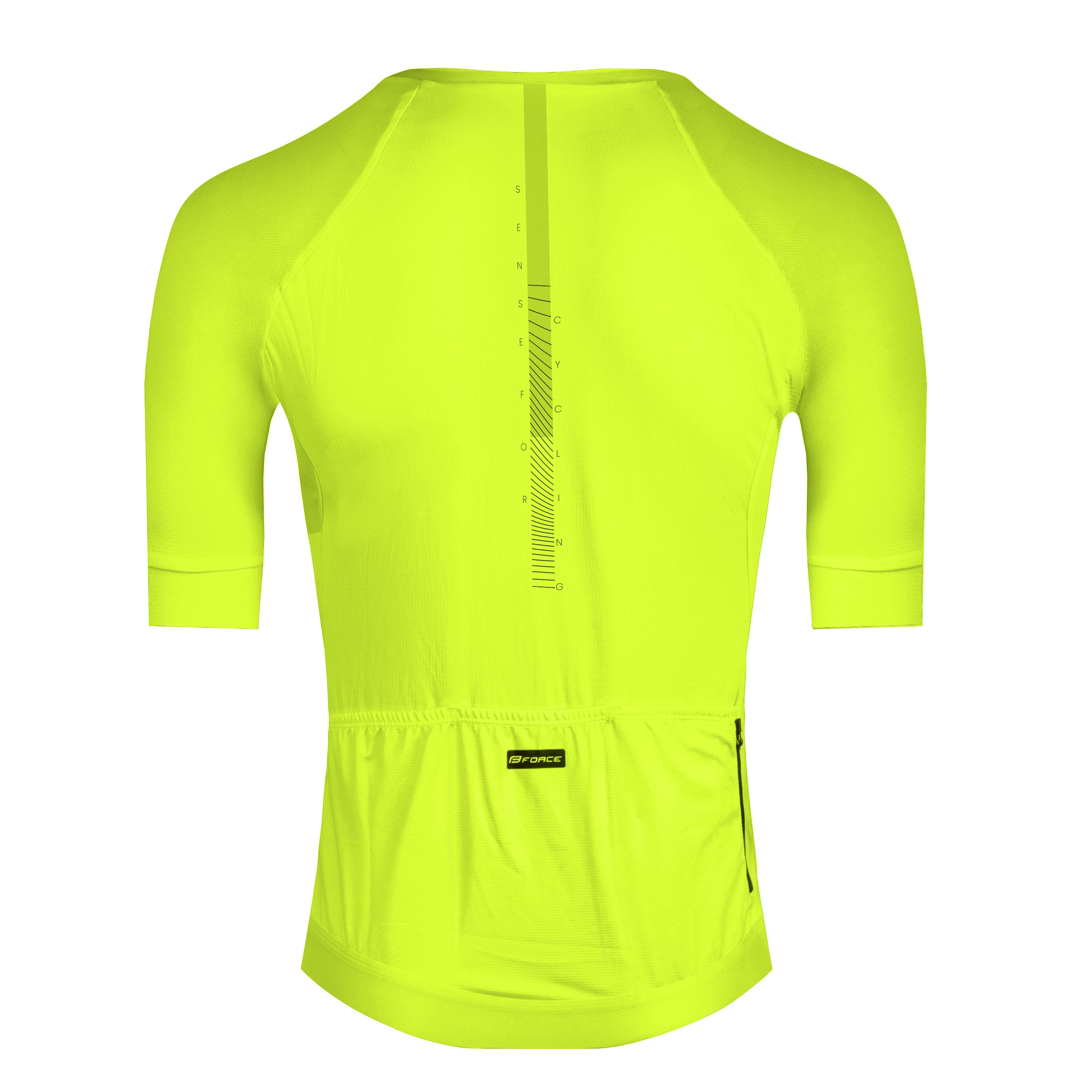 dres FORCE SWAY kr. rukáv, fluo L