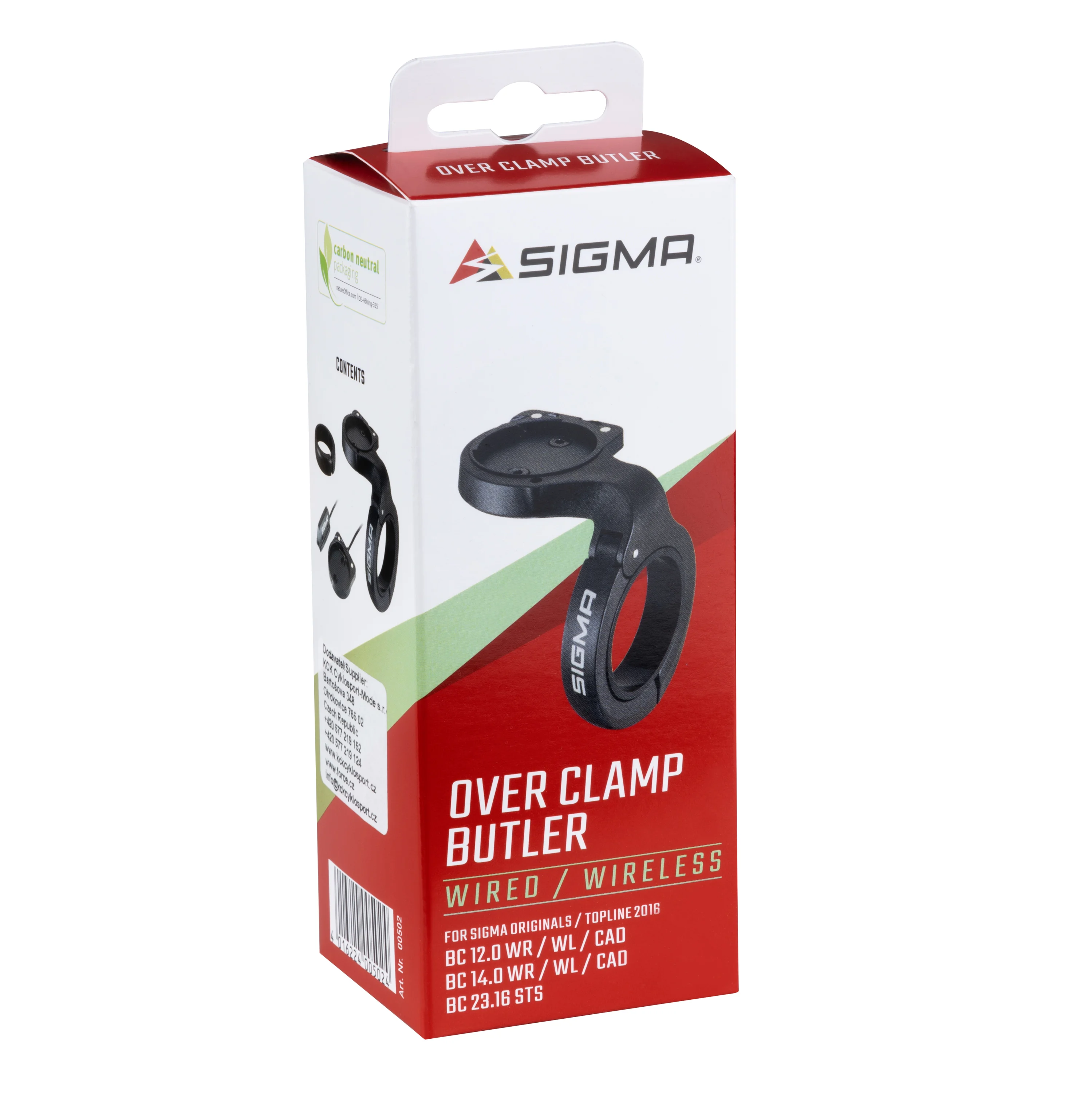 držák SIGMA OVER-CLAMP BUTLER 2450 WR/WL