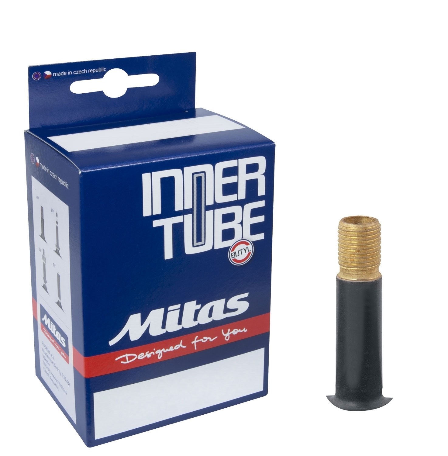 duše MITAS 16 x 1,25-1,75, auto ventilek AV35