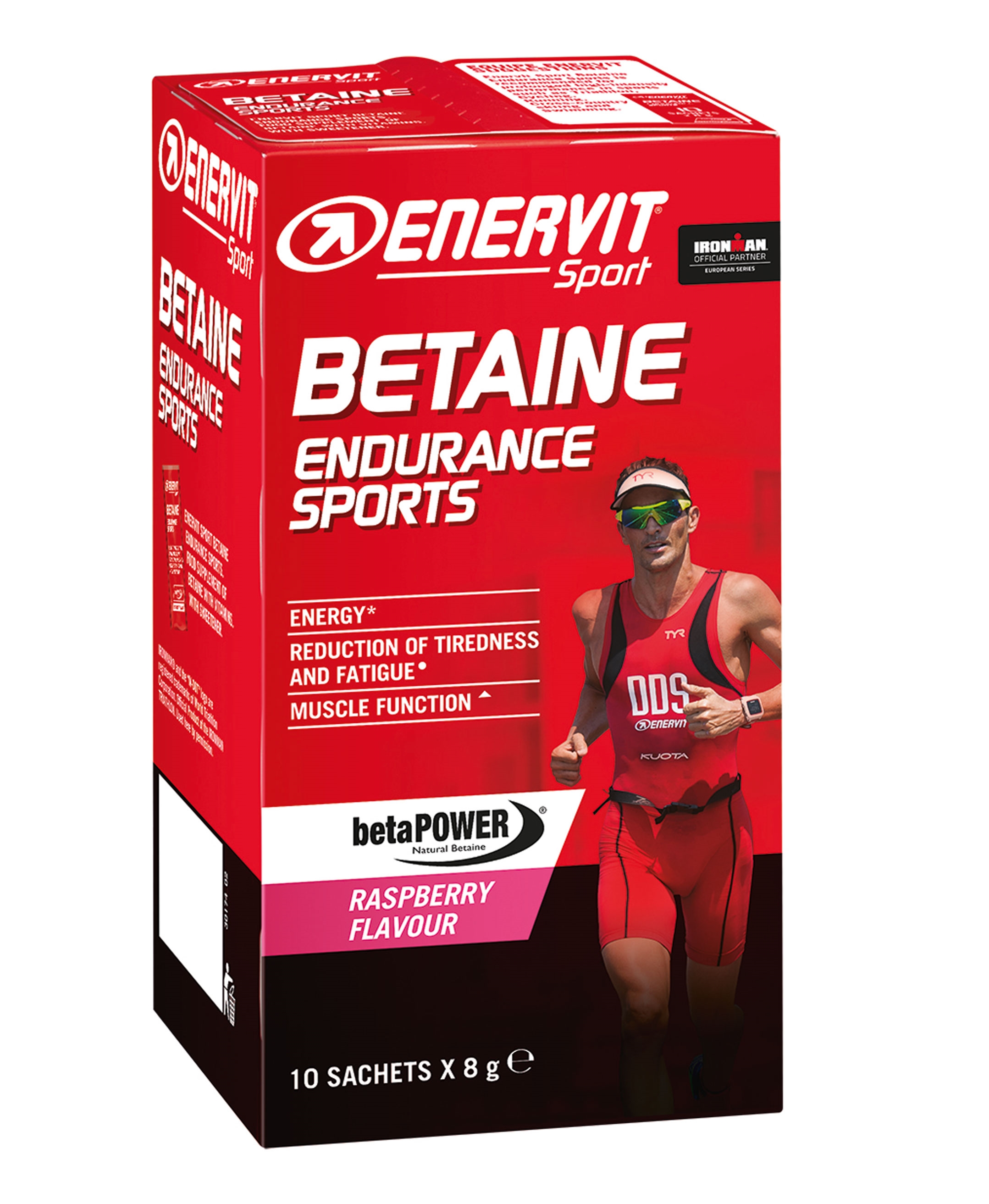 ENERVIT BETAINE Endurance Sports 10x 8g, malina