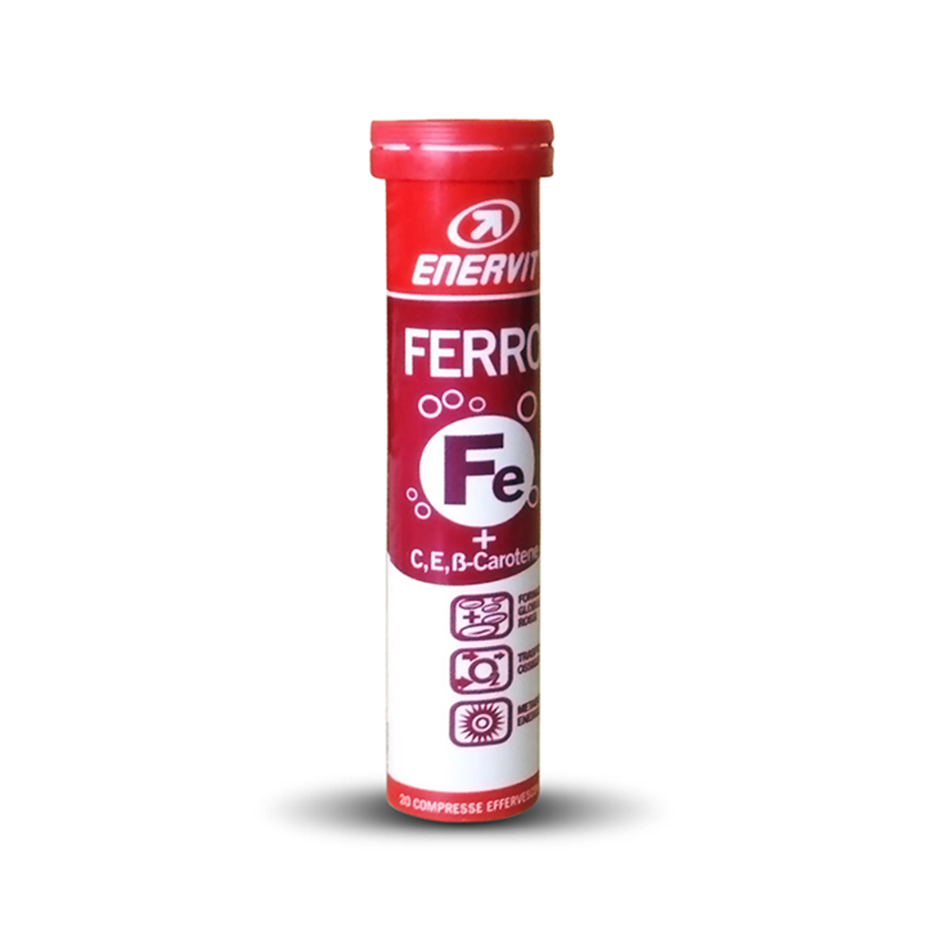 ENERVIT Ferro, tuba, 20 tablet pomeranč