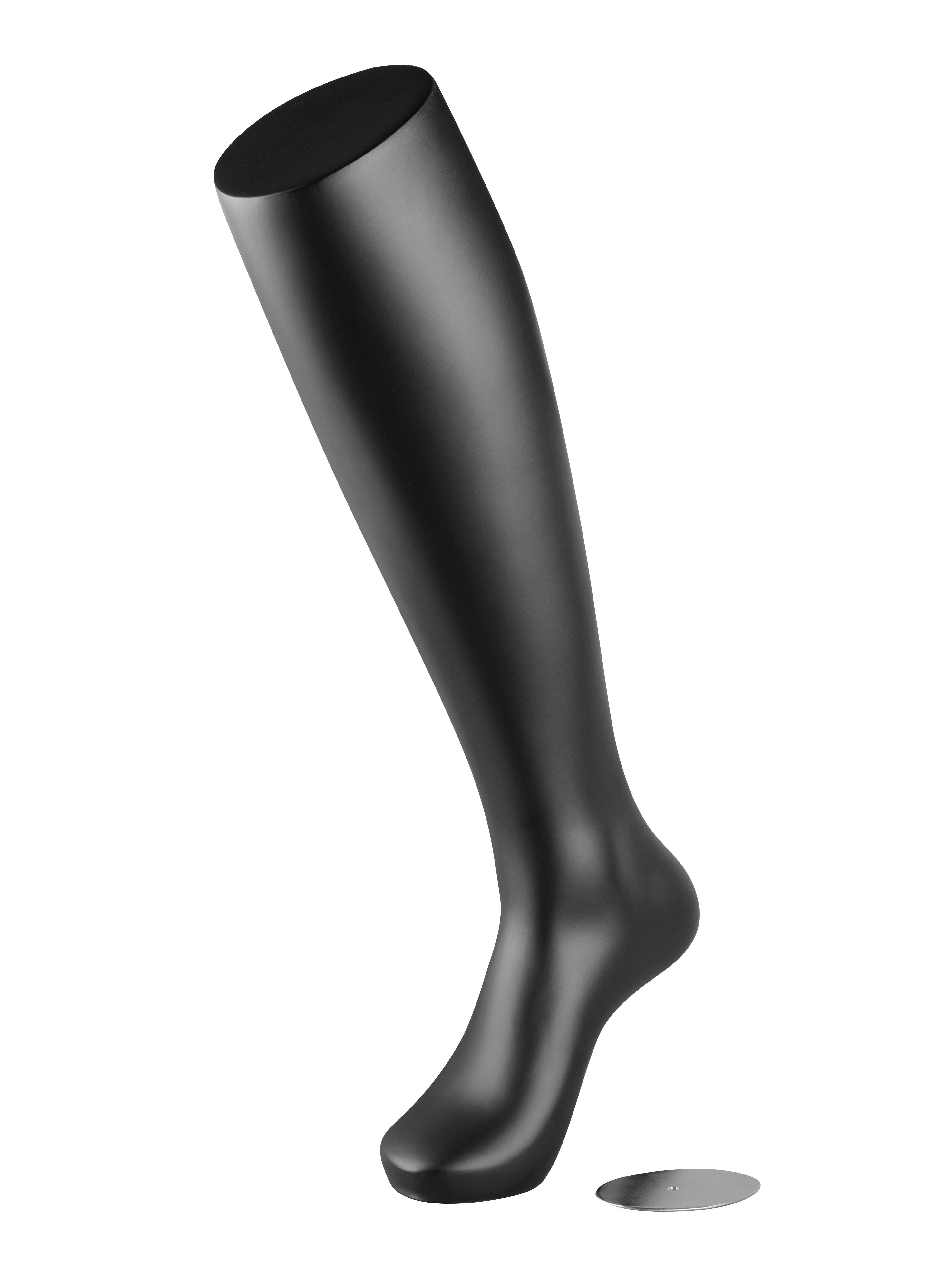 figurína - noha výška 58 cm, černá matná